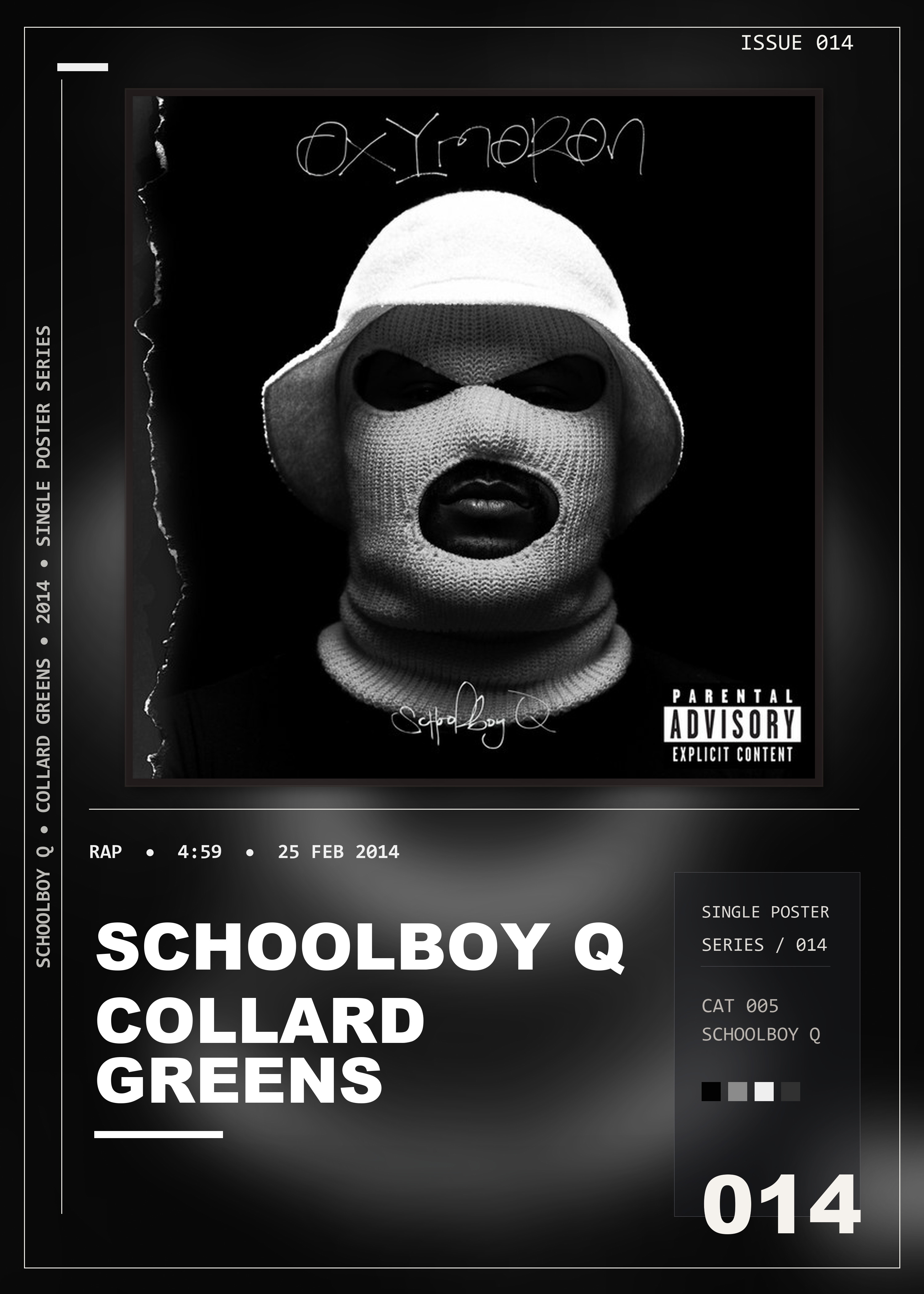 Music poster: ScHoolboy Q - Collard Greens