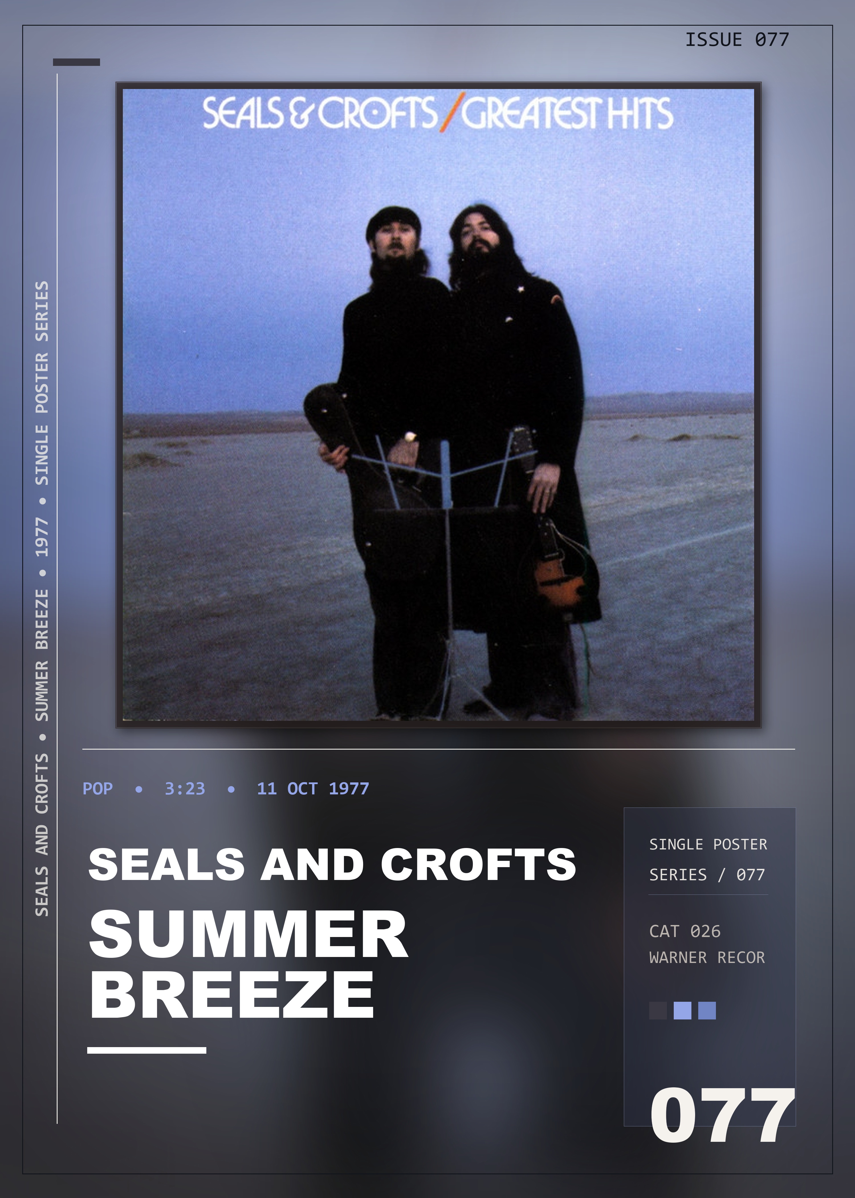 Music poster: Seals and Crofts - Summer Breeze