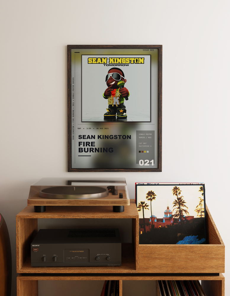 Music poster: Sean Kingston - Fire Burning