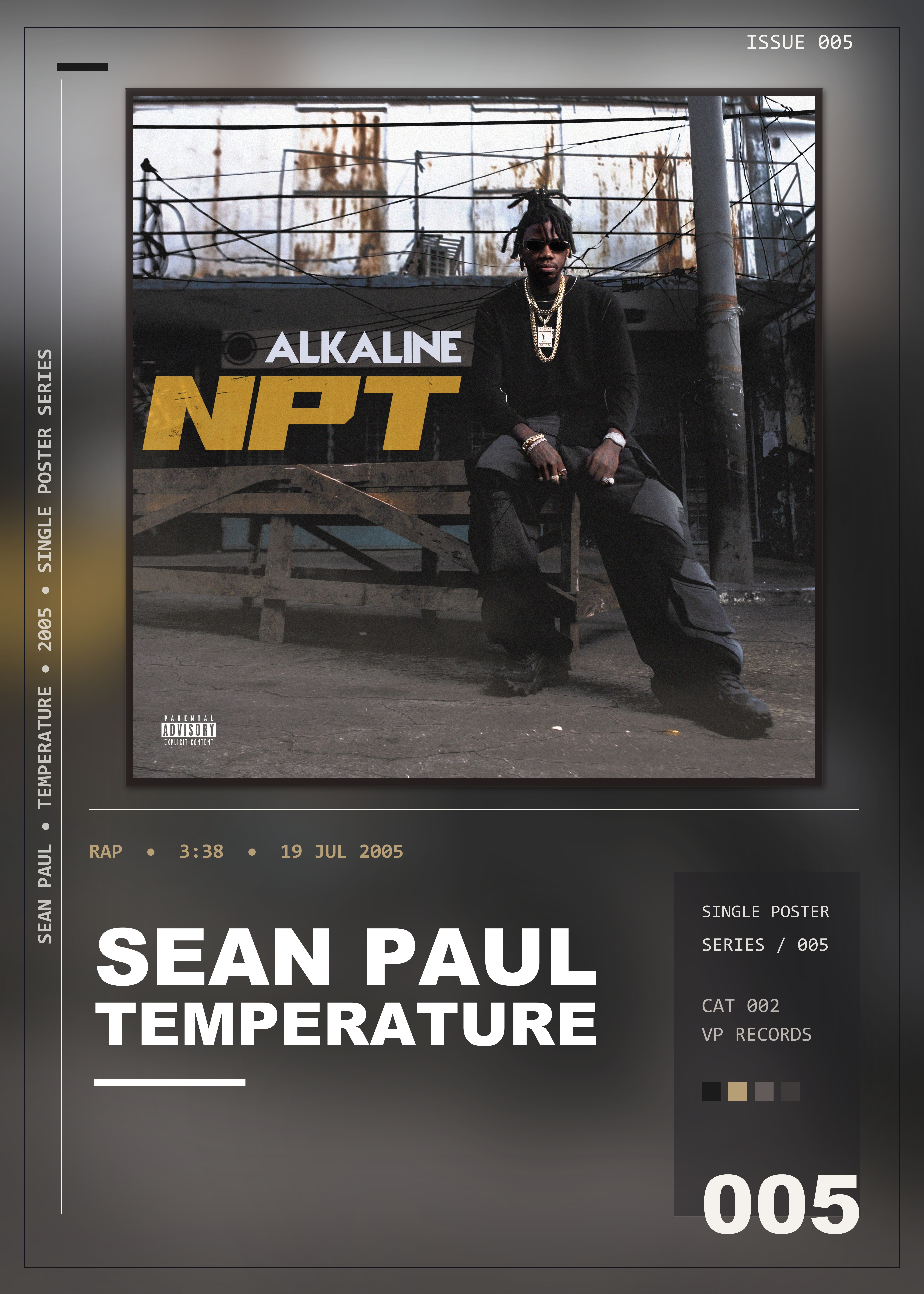 Music poster: Sean Paul - Temperature