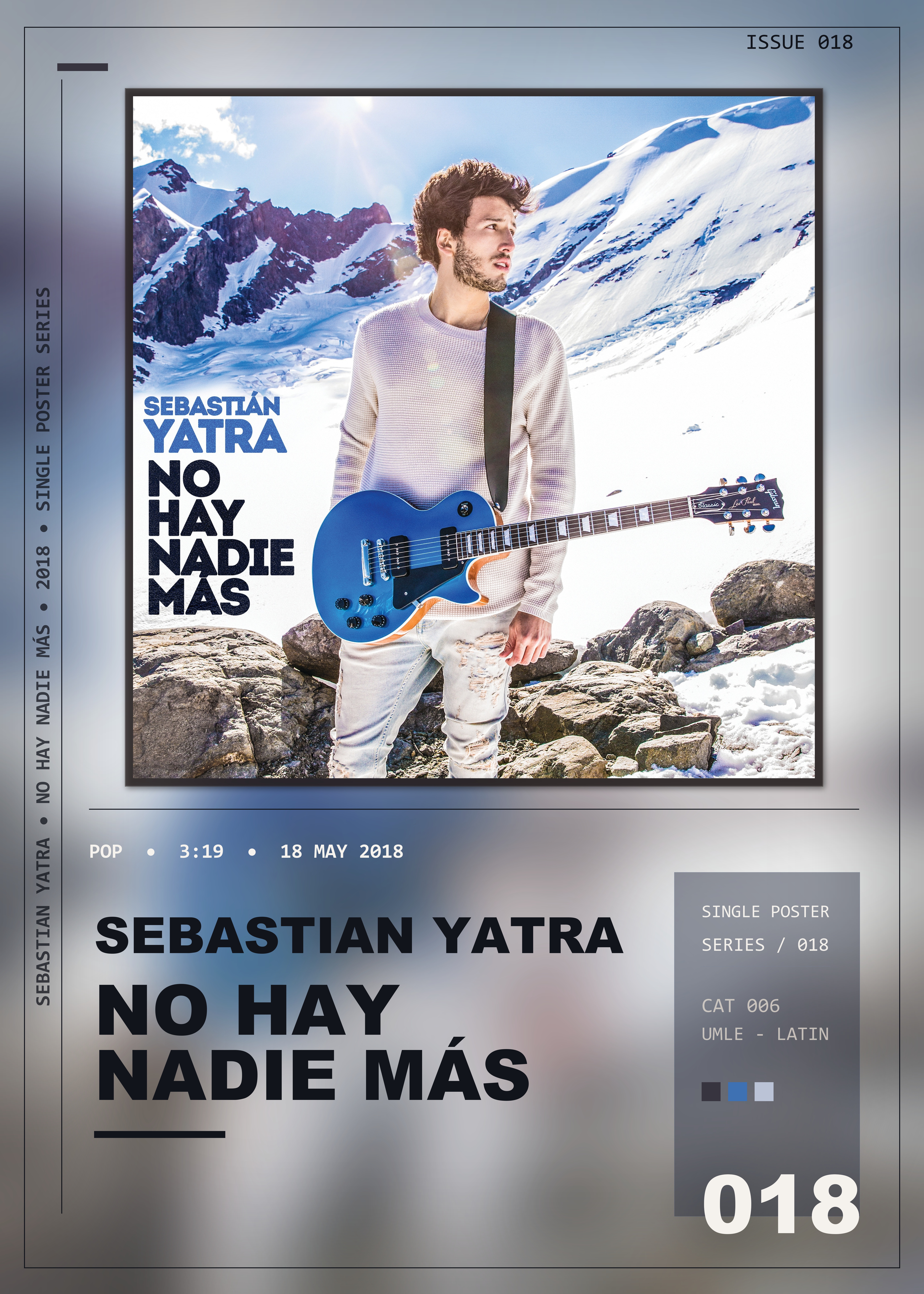 Music poster: Sebastian Yatra - No Hay Nadie Más
