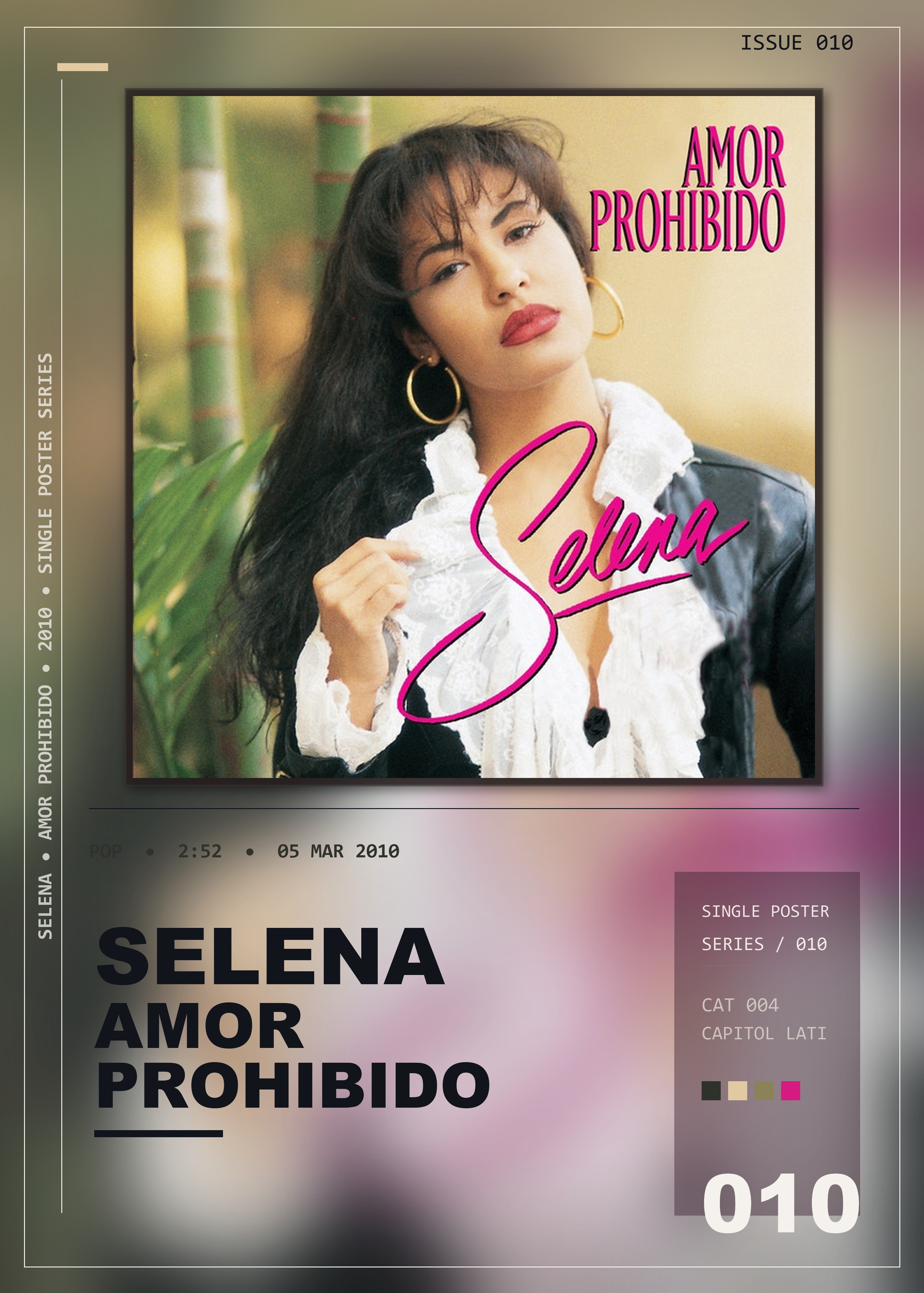 Music poster: Selena - Amor Prohibido