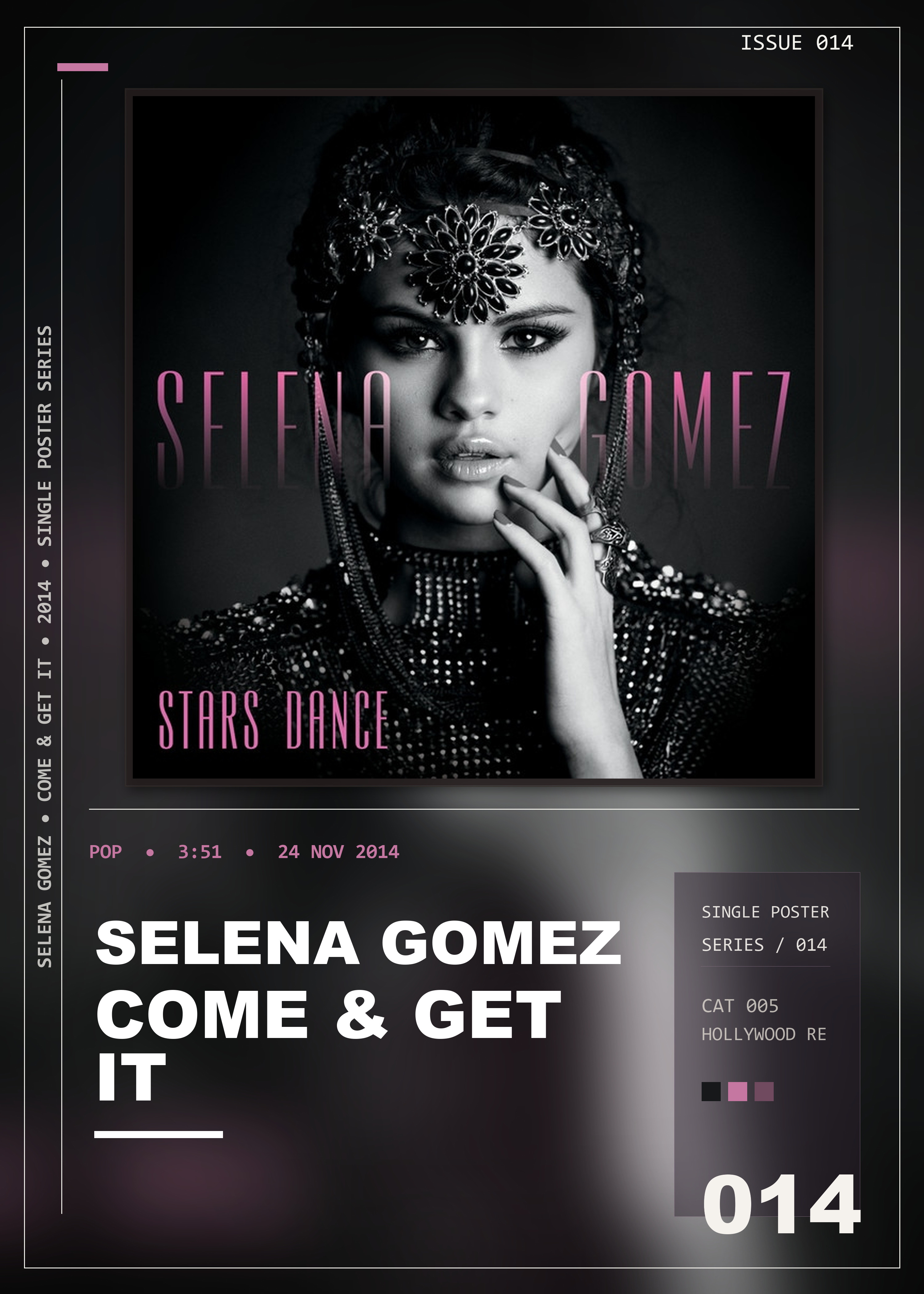 Music poster: Selena Gomez - Come Get It