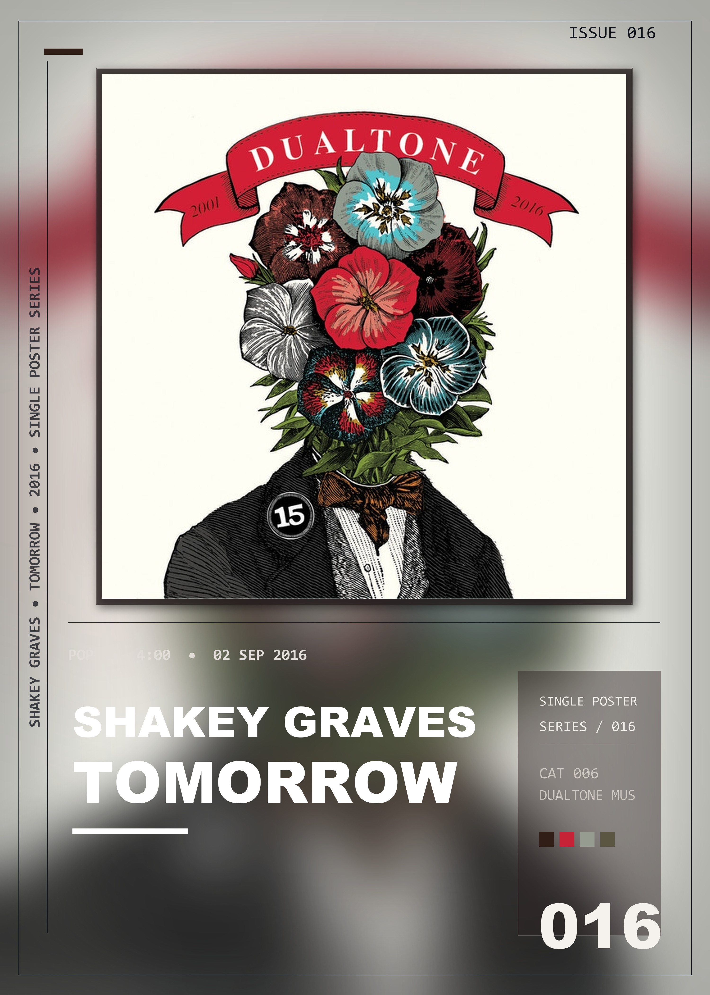 Music poster: Shakey Graves - Tomorrow