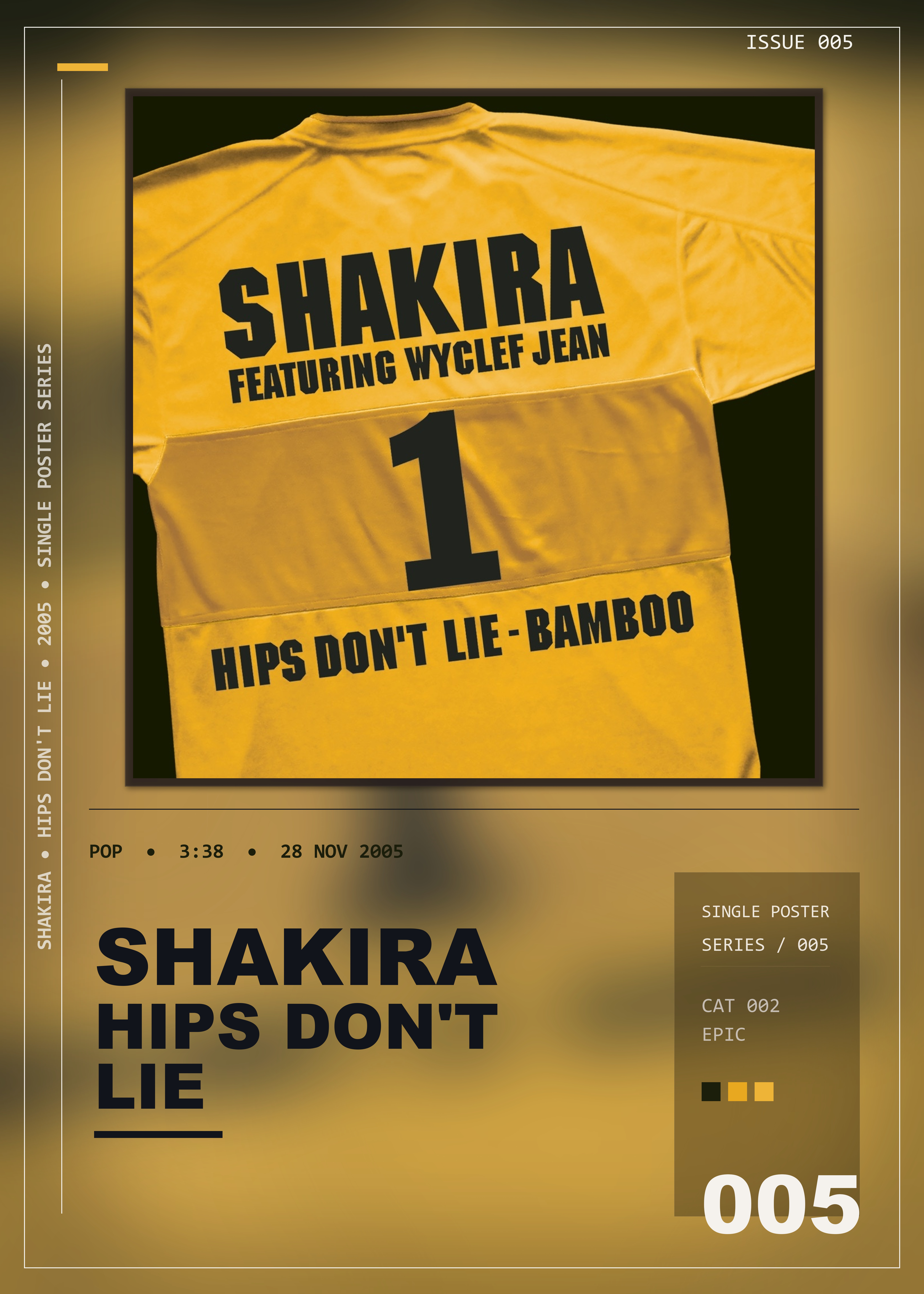 Music poster: Shakira - Hips Dont Lie