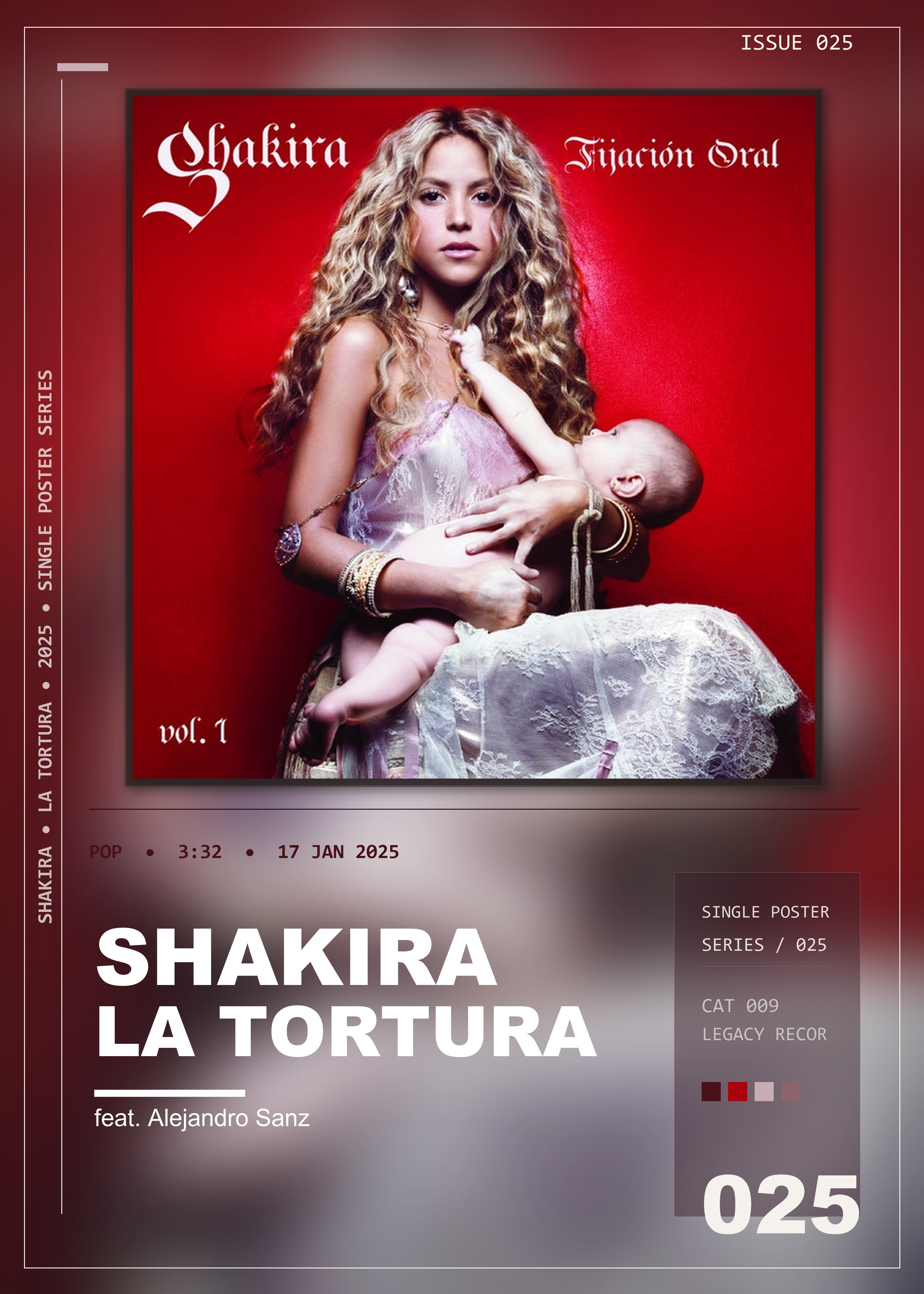 Music poster: Shakira - La Tortura feat Alejandro Sanz