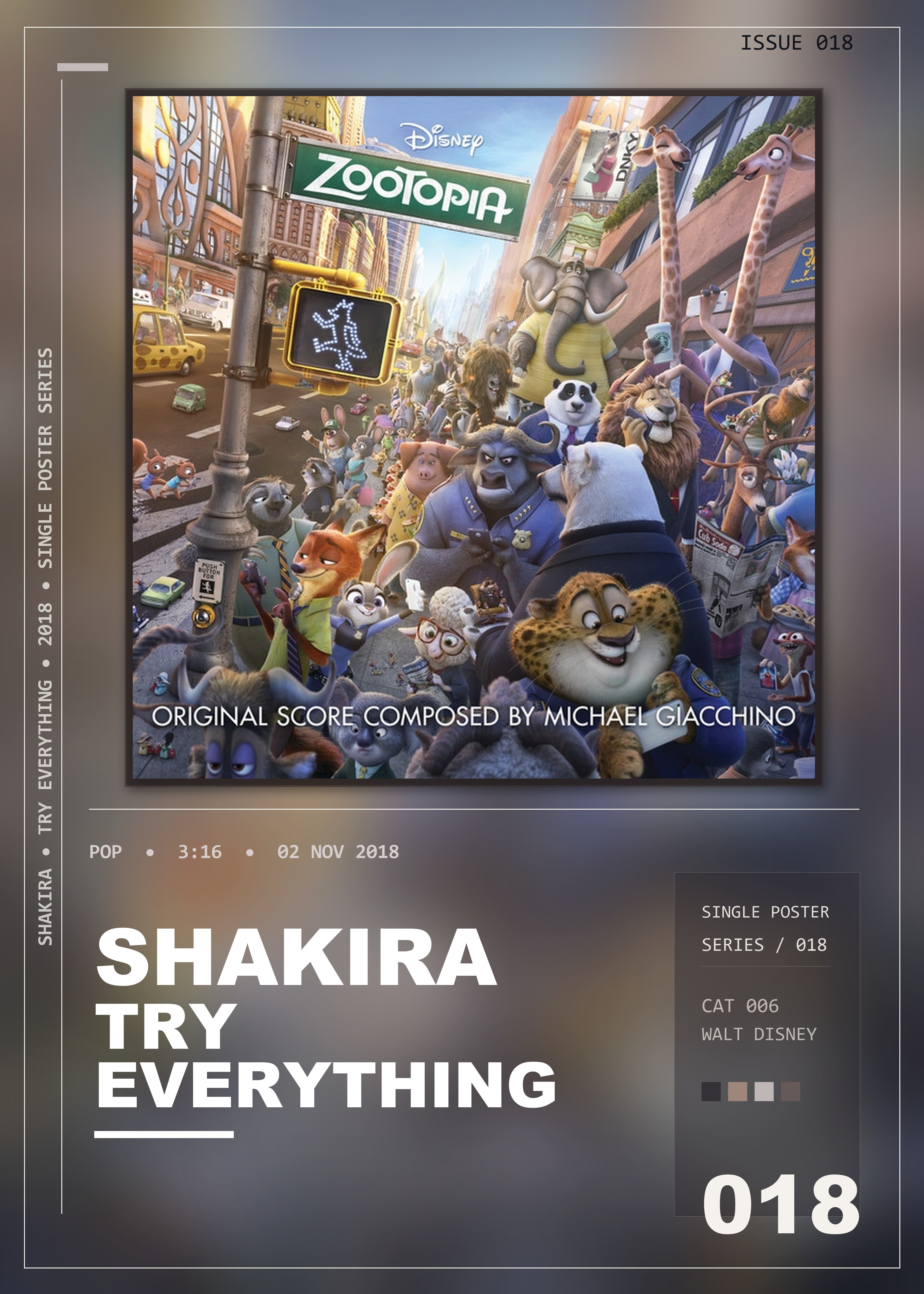 Music poster: Shakira - Try Everything