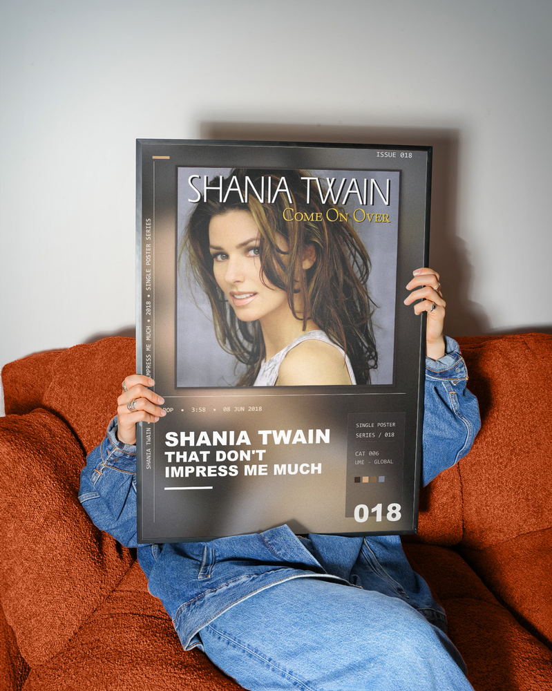 Music poster: Shania Twain - That Dont Impress Me Much