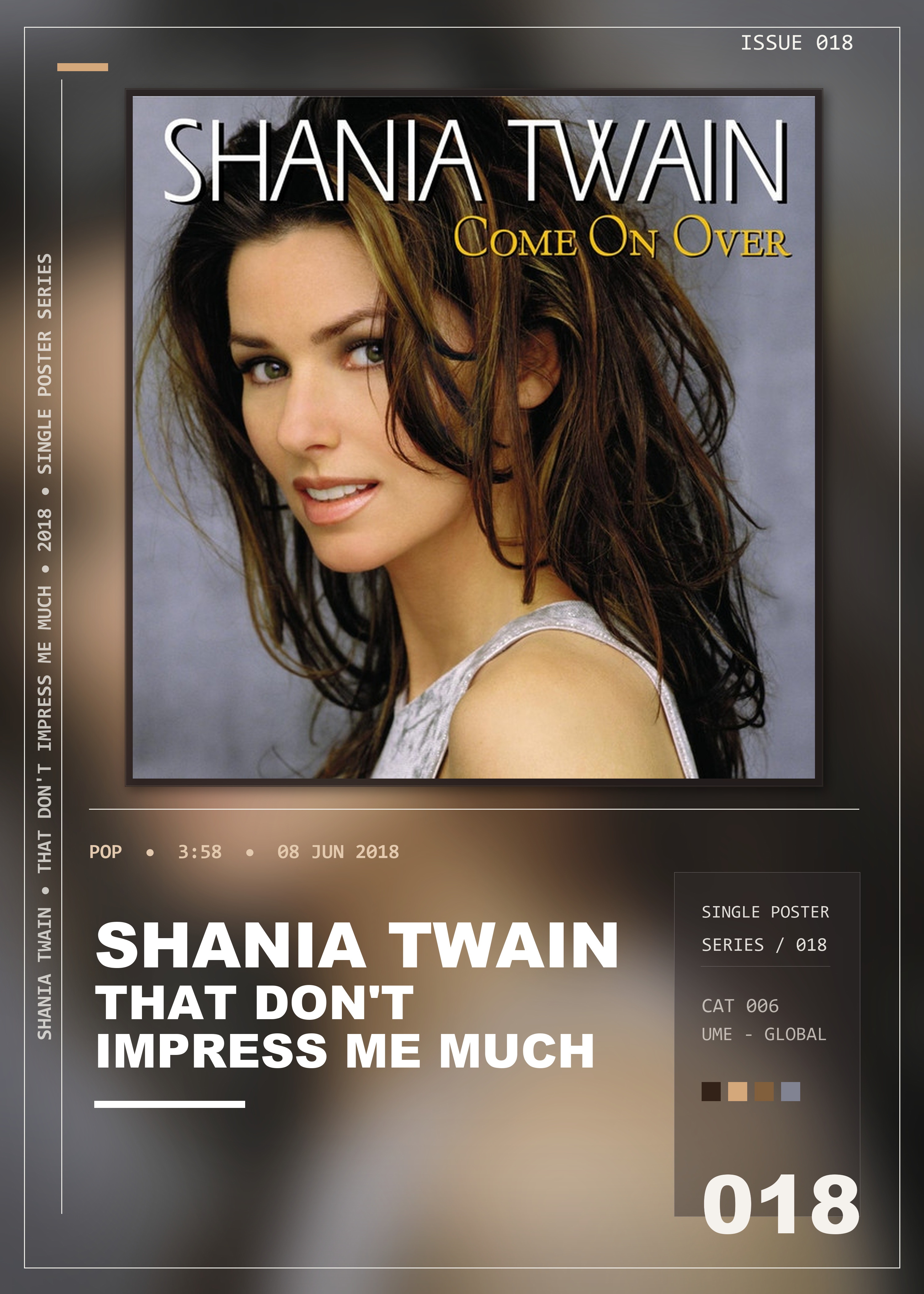 Music poster: Shania Twain - That Dont Impress Me Much