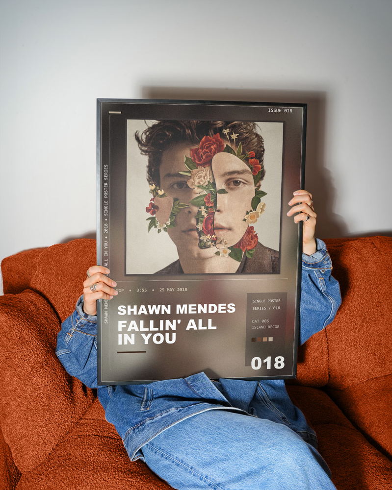 Music poster: Shawn Mendes - Fallin All In You