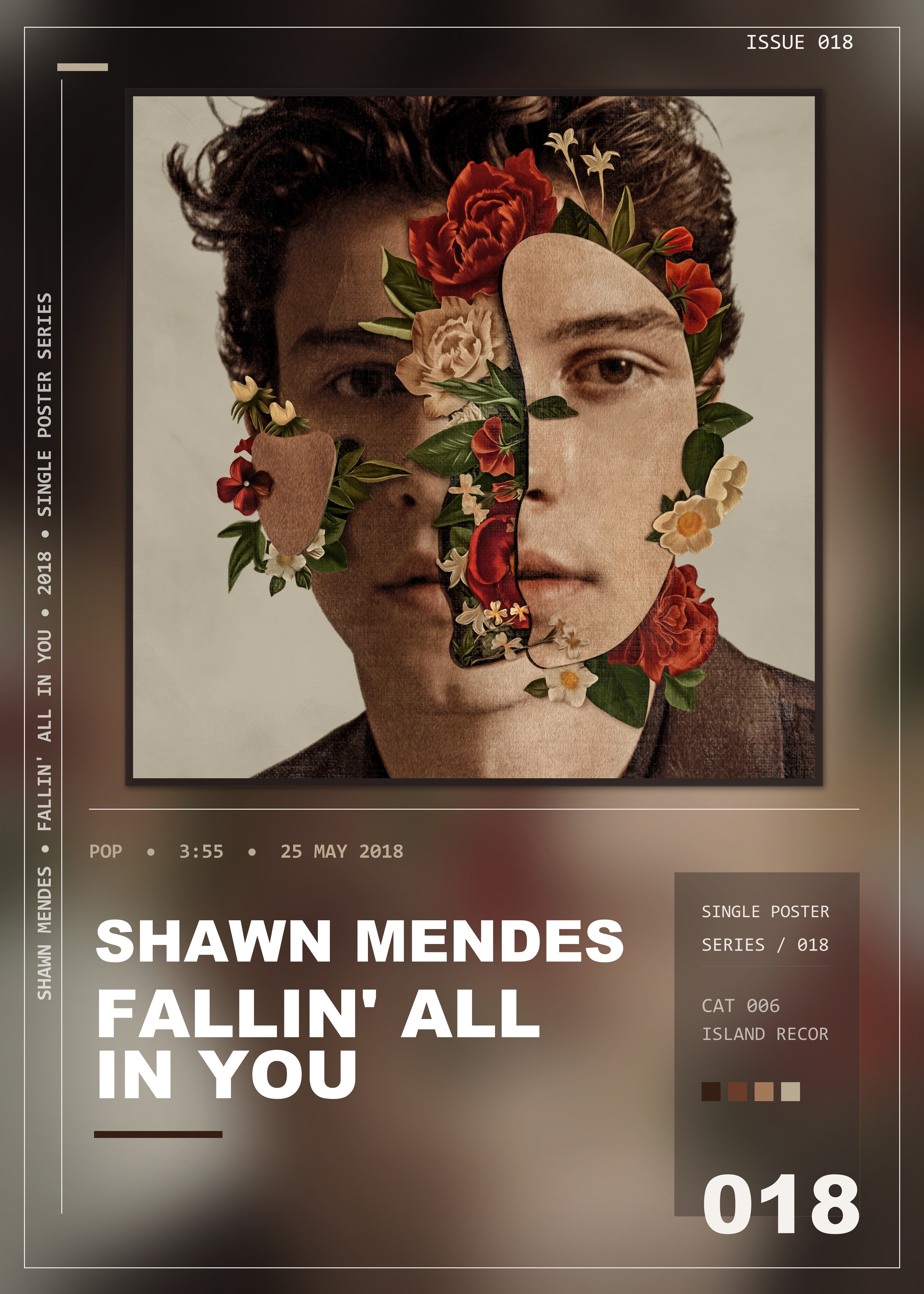 Music poster: Shawn Mendes - Fallin All In You