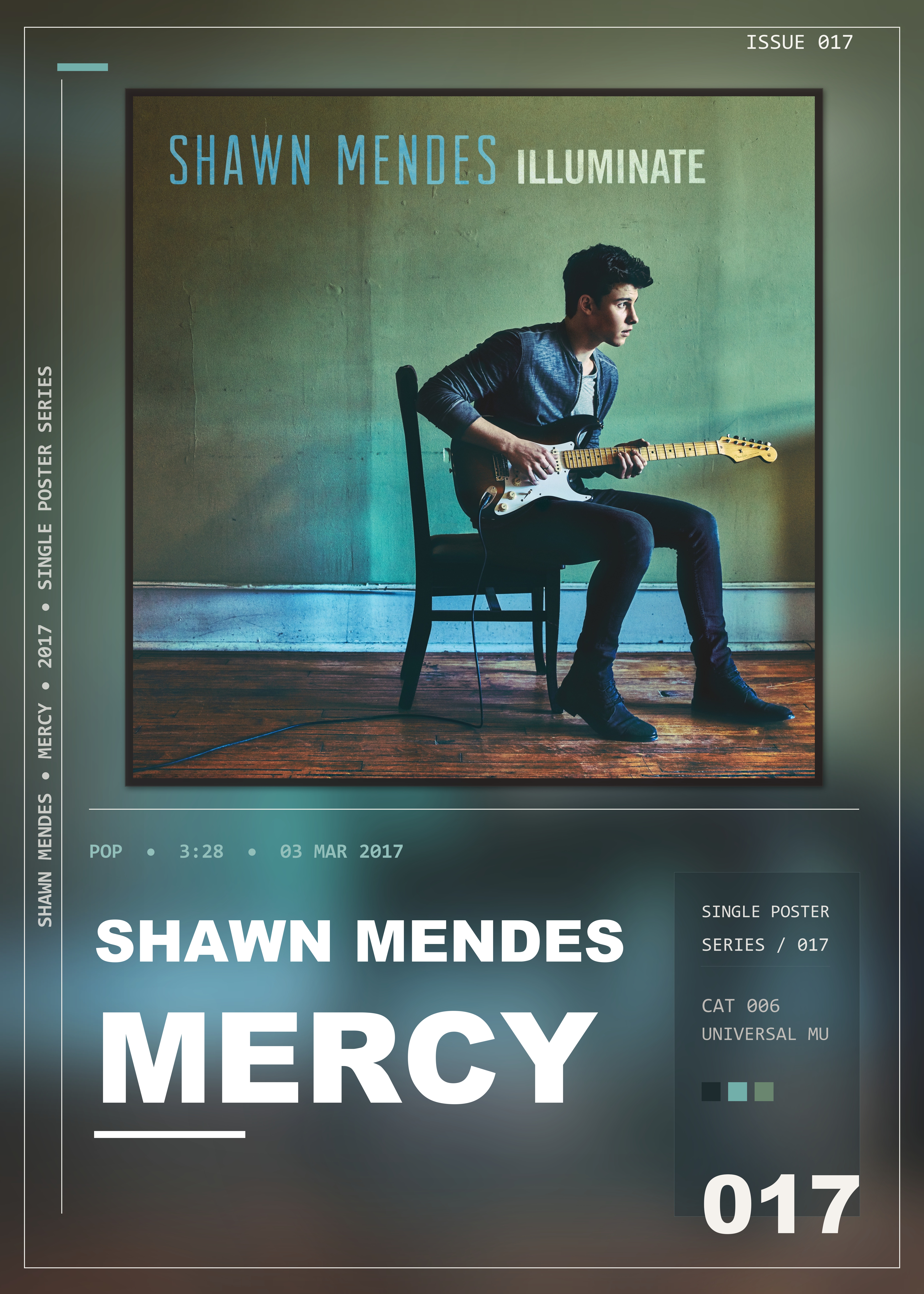 Music poster: Shawn Mendes - Mercy