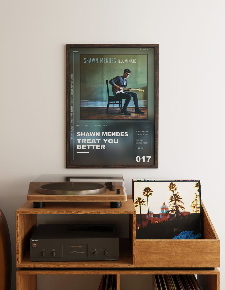 Music poster: Shawn Mendes - Treat You Better