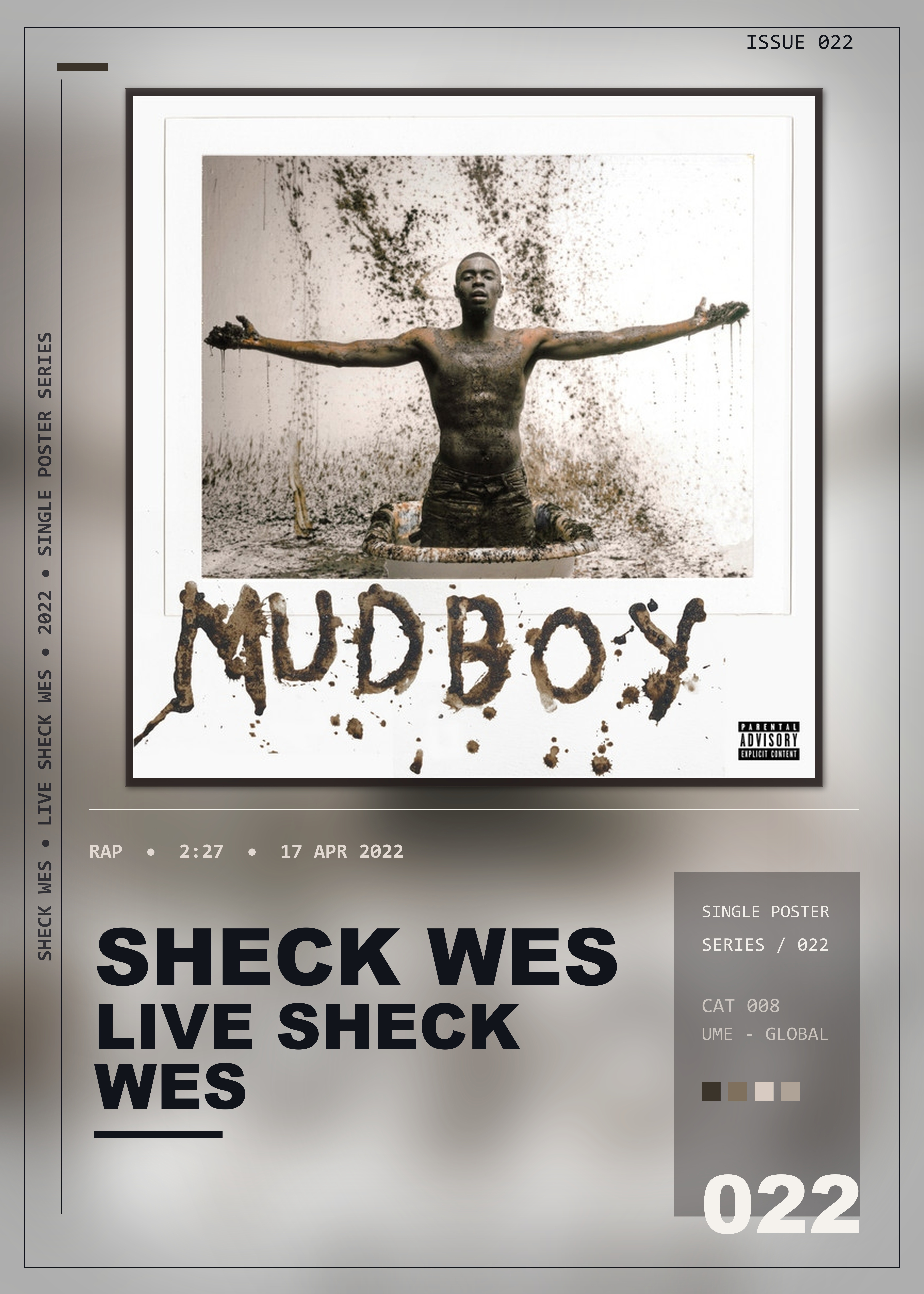 Music poster: Sheck Wes - Live Sheck Wes