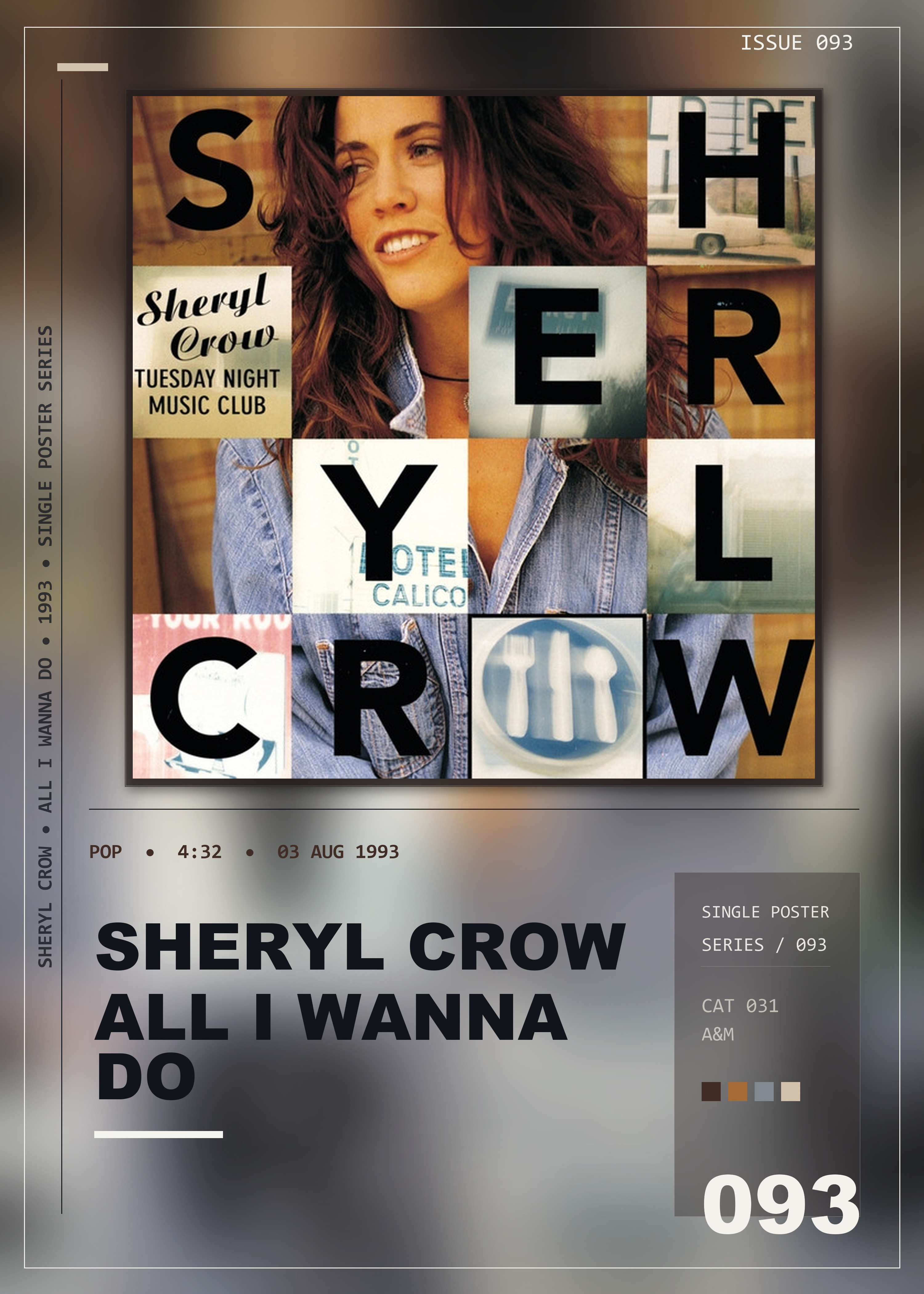 Music poster: Sheryl Crow - All I Wanna Do