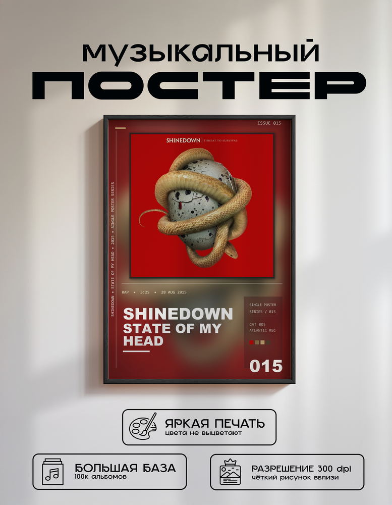 Music poster: Shinedown - State Of My Head