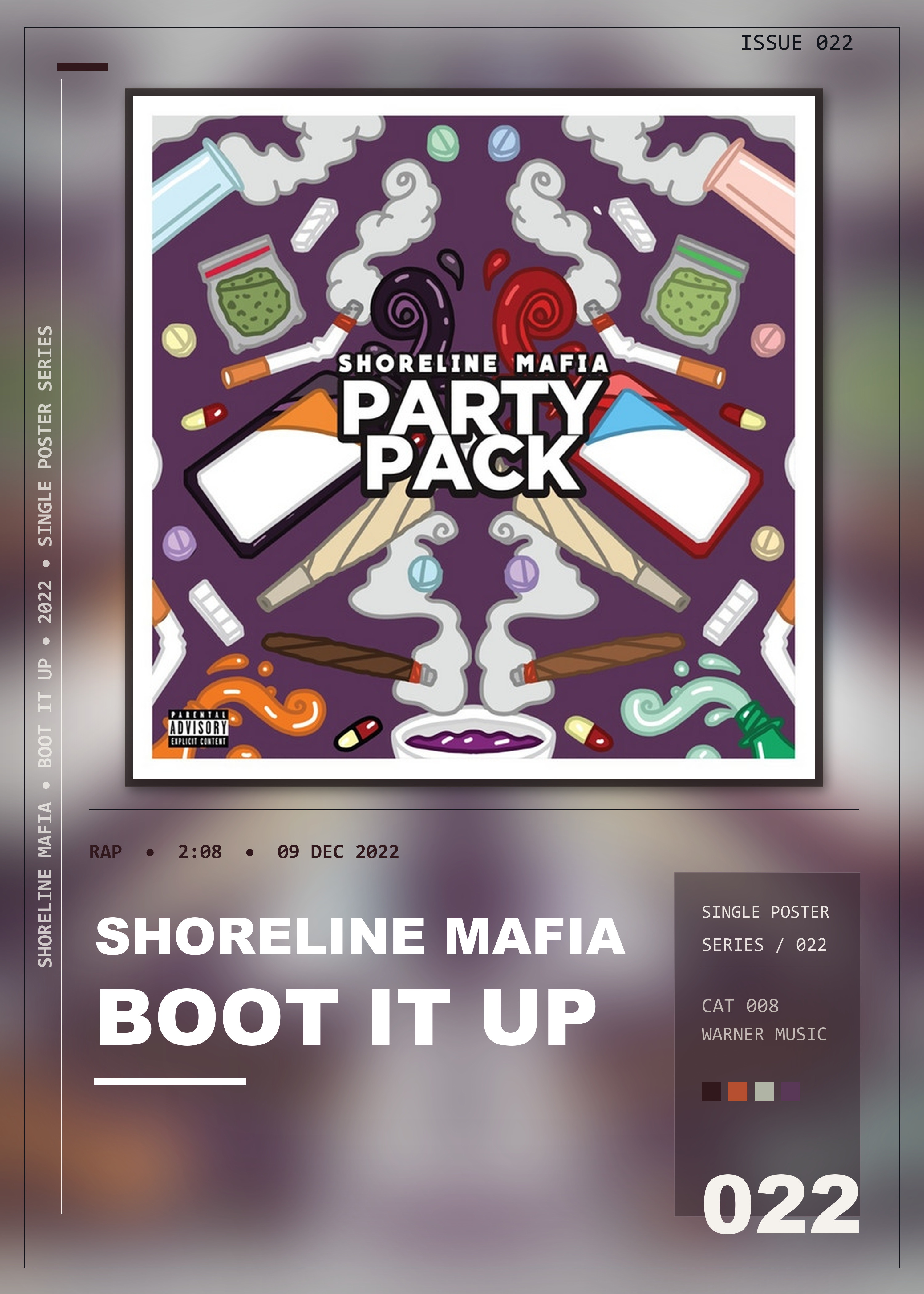 Music poster: Shoreline Mafia - Boot It Up