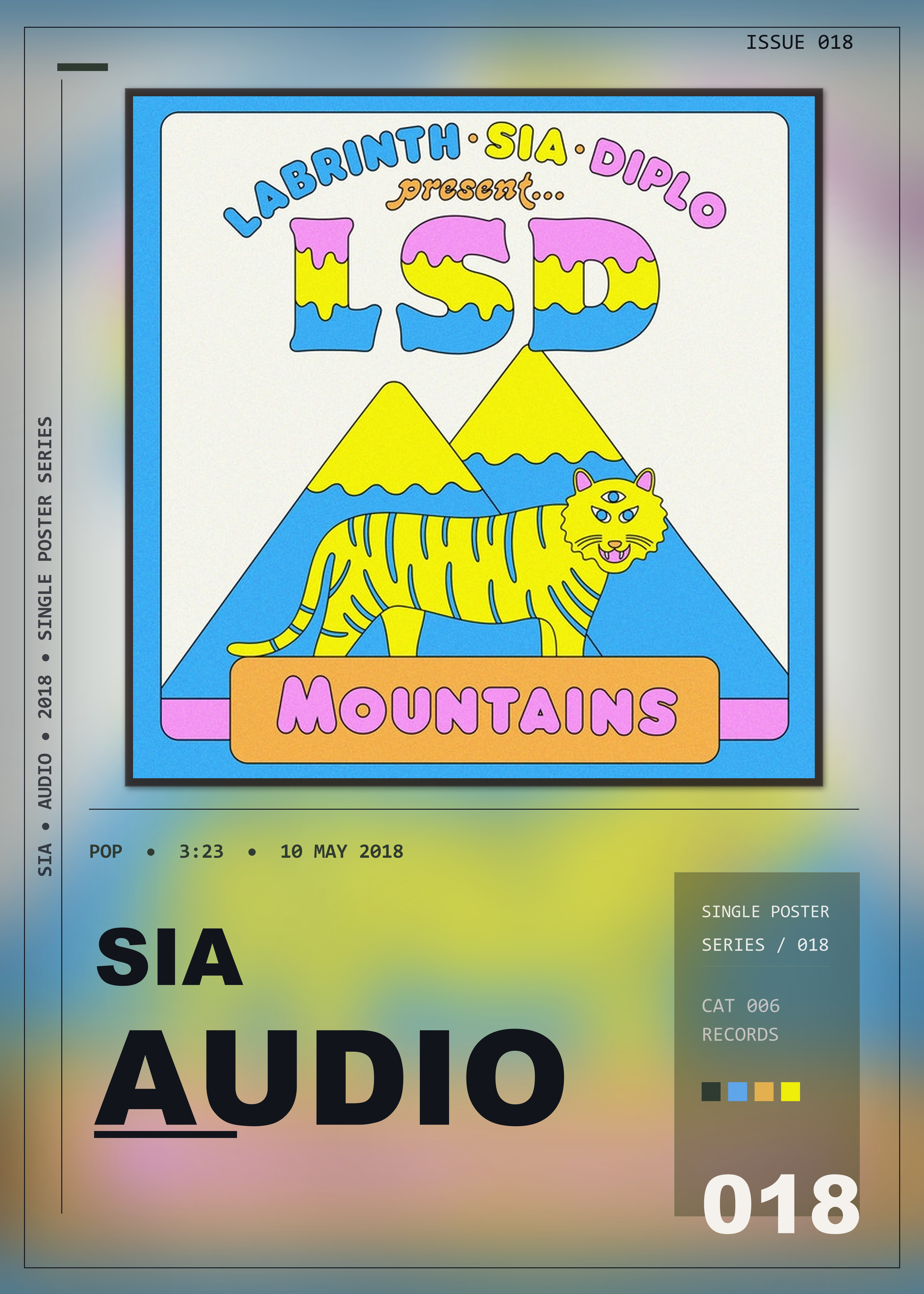 Music poster: Sia - Audio with Sia Diplo Labrinth