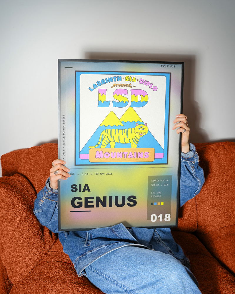 Music poster: Sia - Genius with Sia Diplo Labrinth