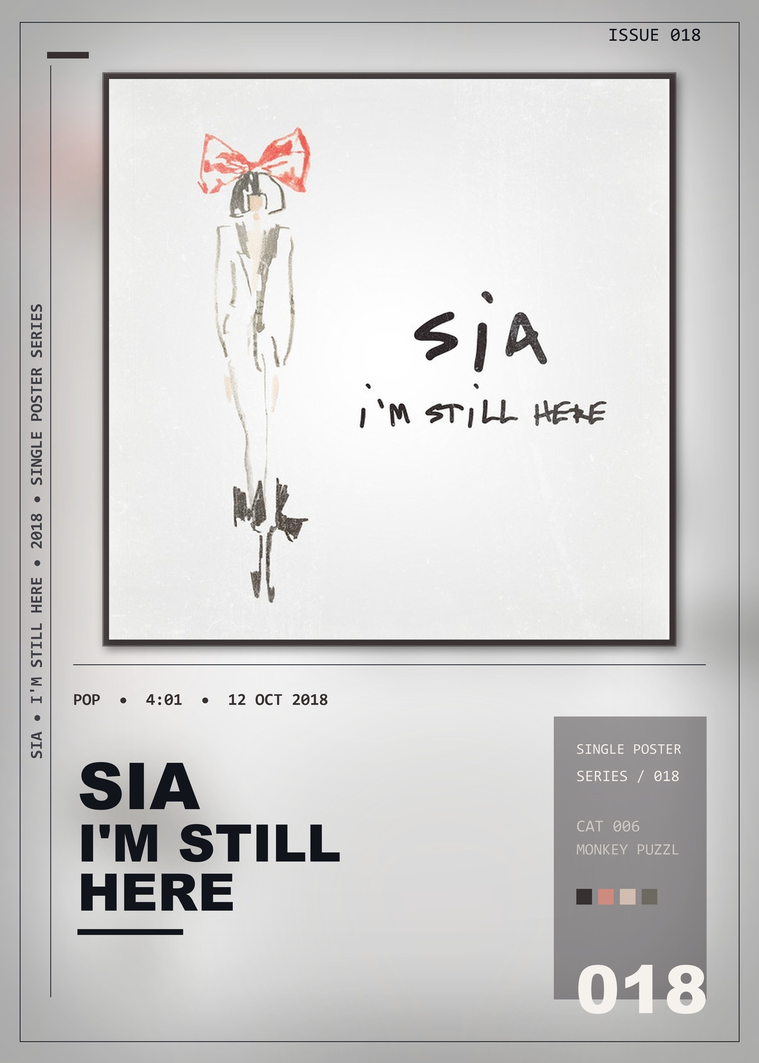 Music poster: Sia - Im Still Here