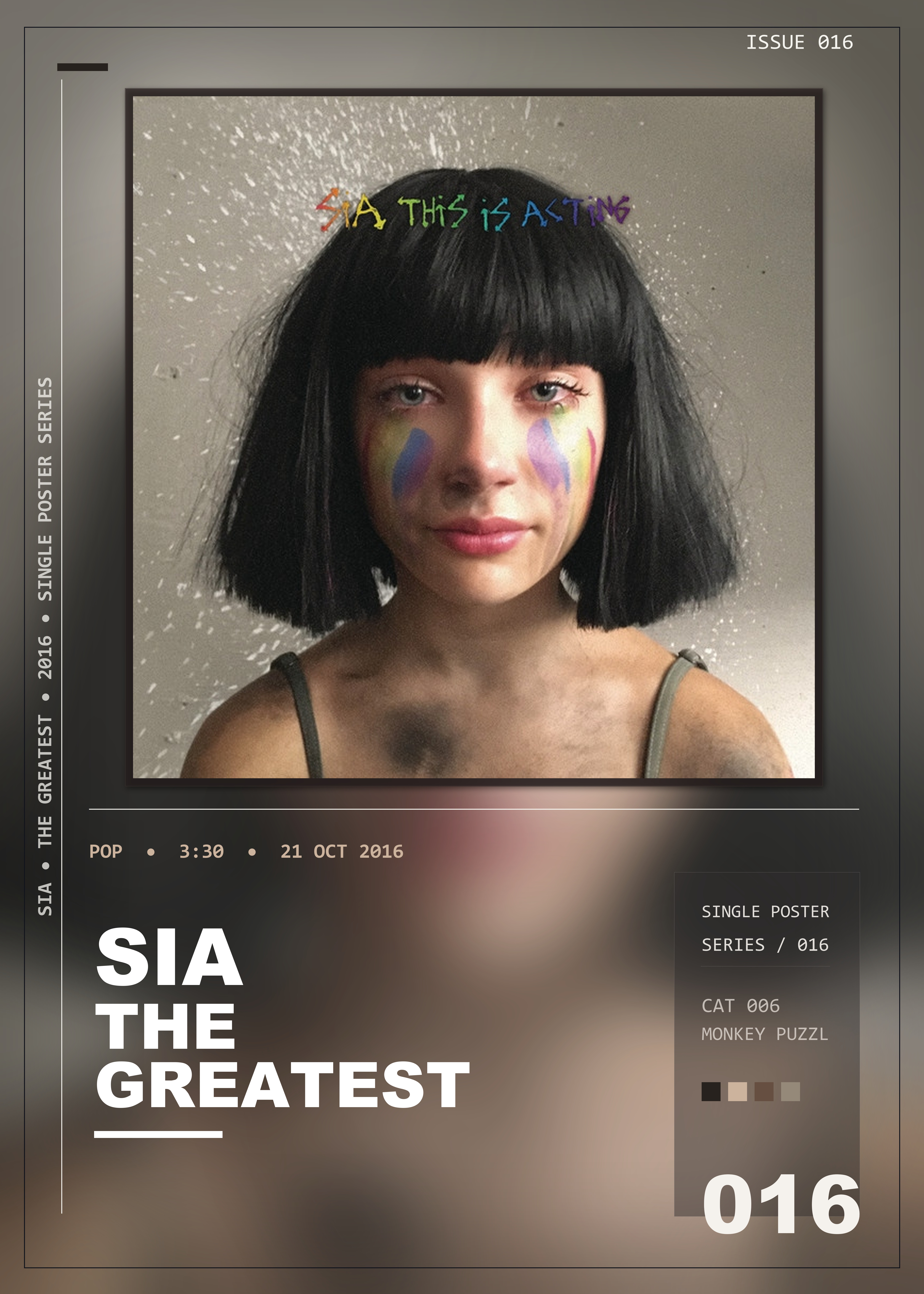 Music poster: Sia - The Greatest