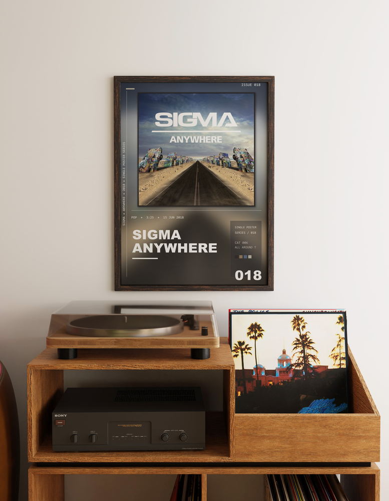 Music poster: Sigma - Anywhere