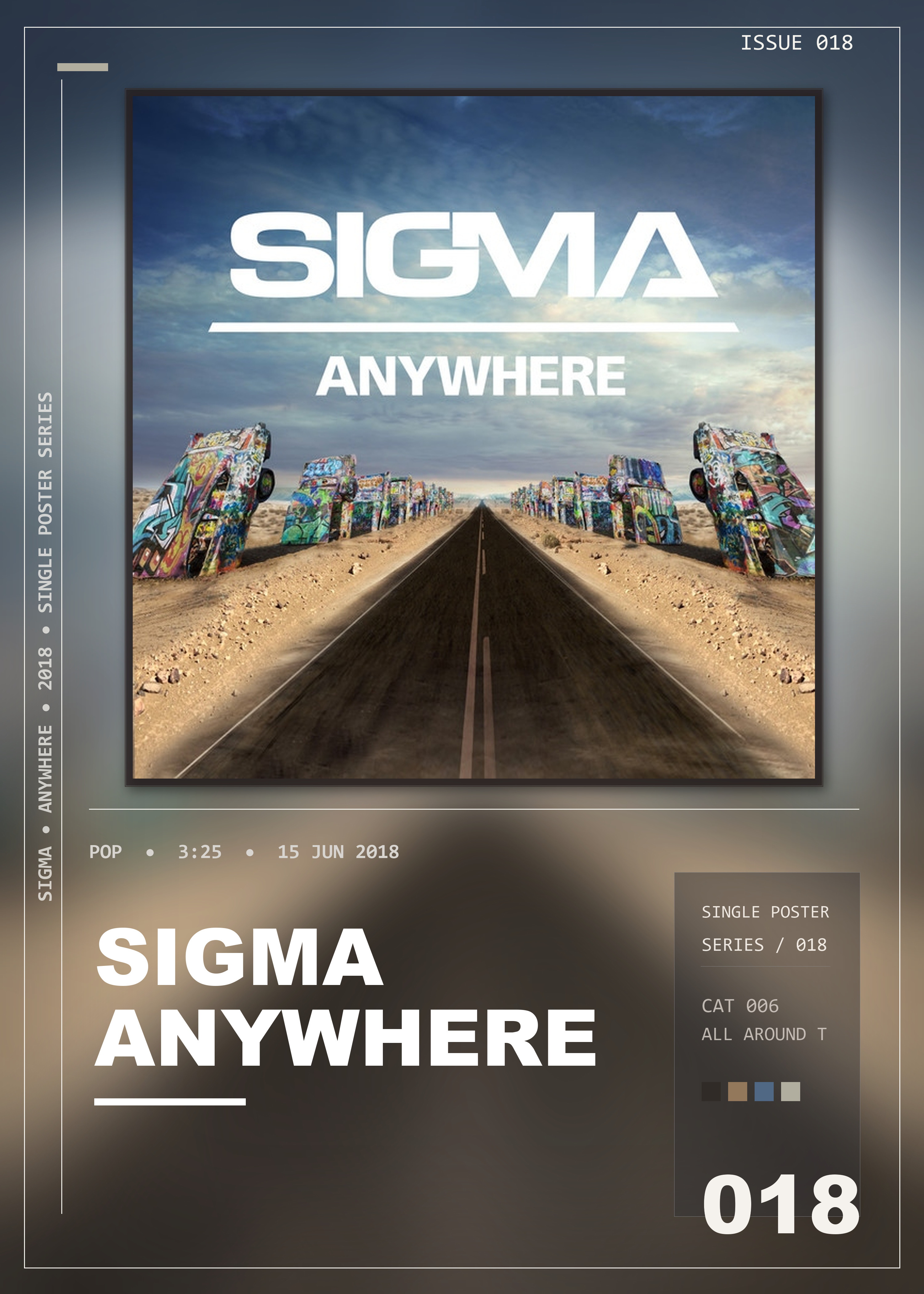 Music poster: Sigma - Anywhere