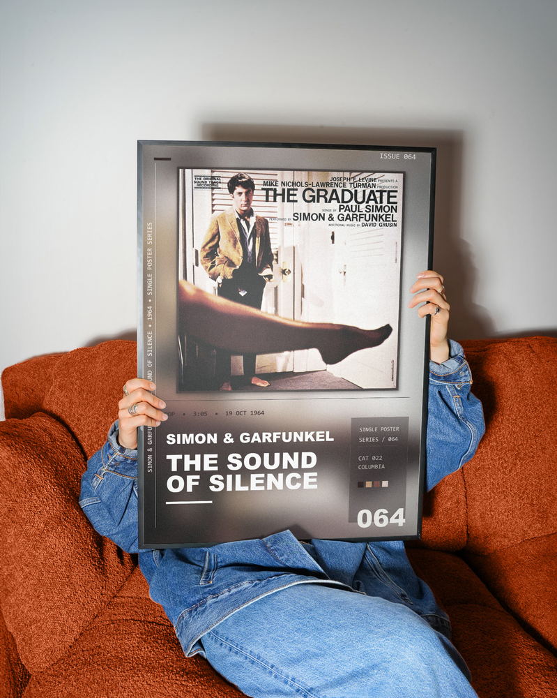 Music poster: Simon Garfunkel - The Sound of Silence