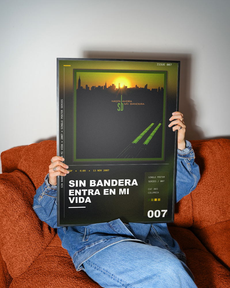 Music poster: Sin Bandera - Entra en Mi Vida
