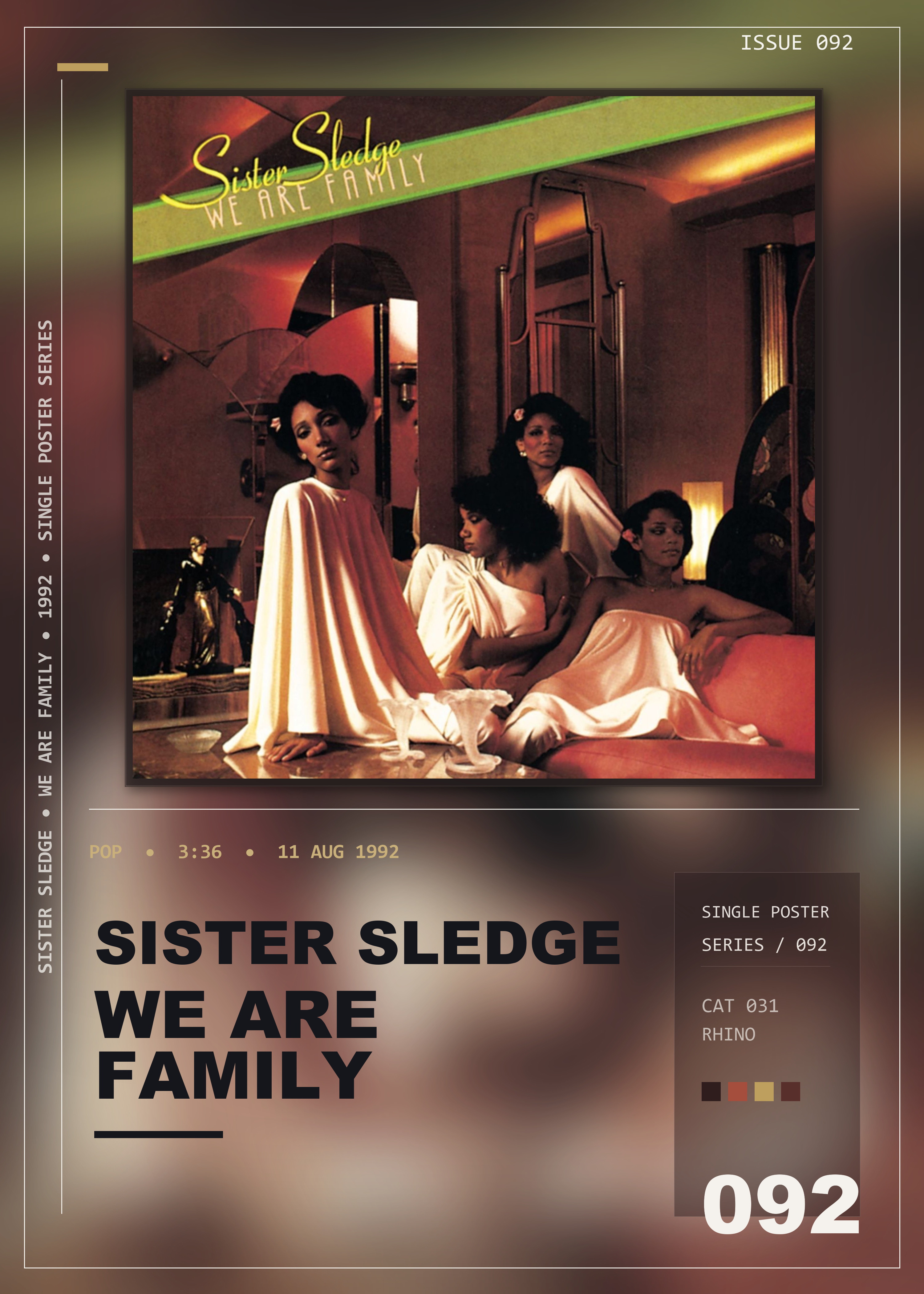 Music poster: Sister Sledge - We Are Family