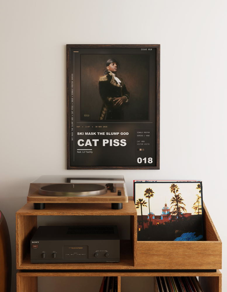 Music poster: Ski Mask The Slump God - Cat Piss feat Lil Yachty
