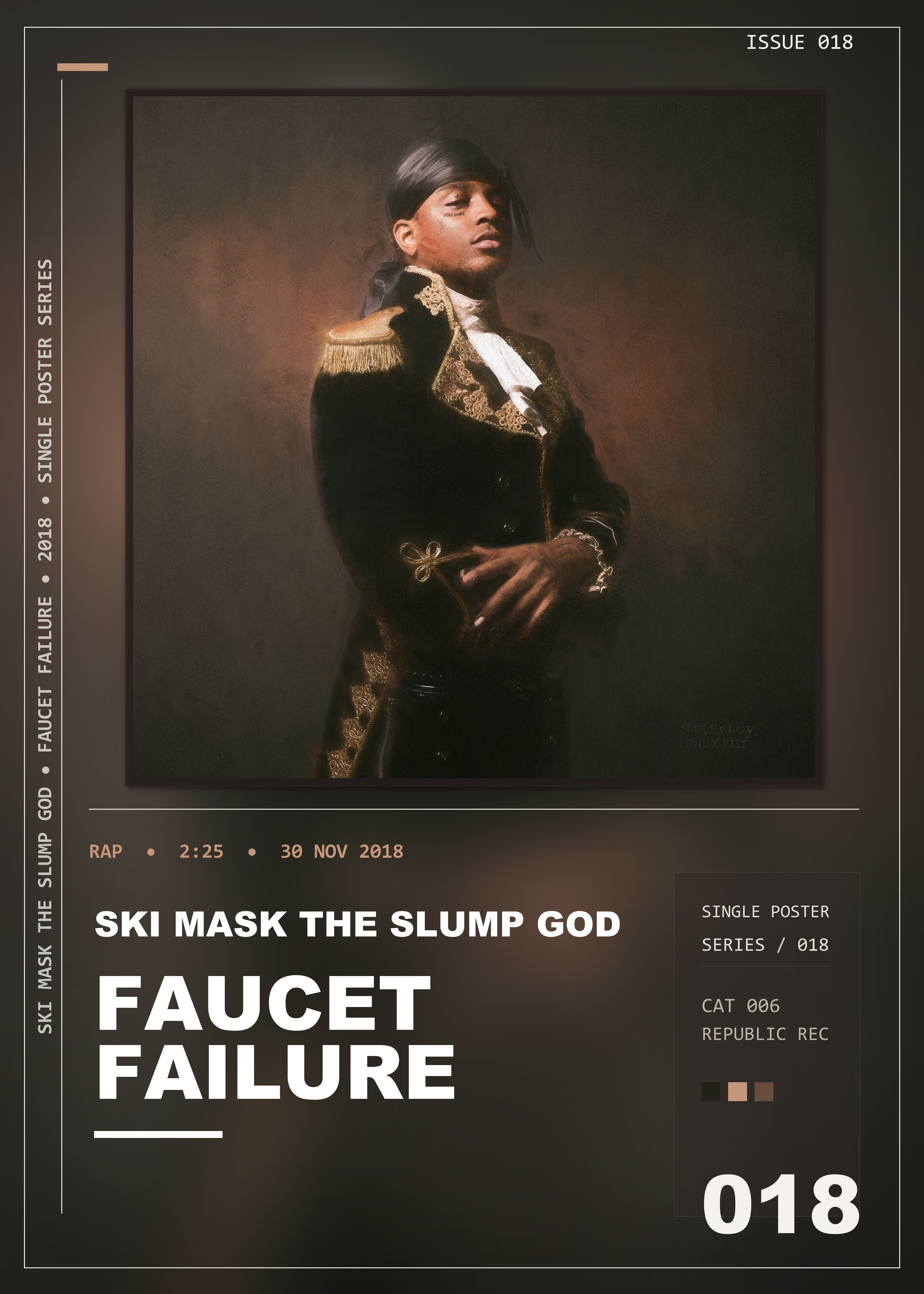 Music poster: Ski Mask The Slump God - Faucet Failure