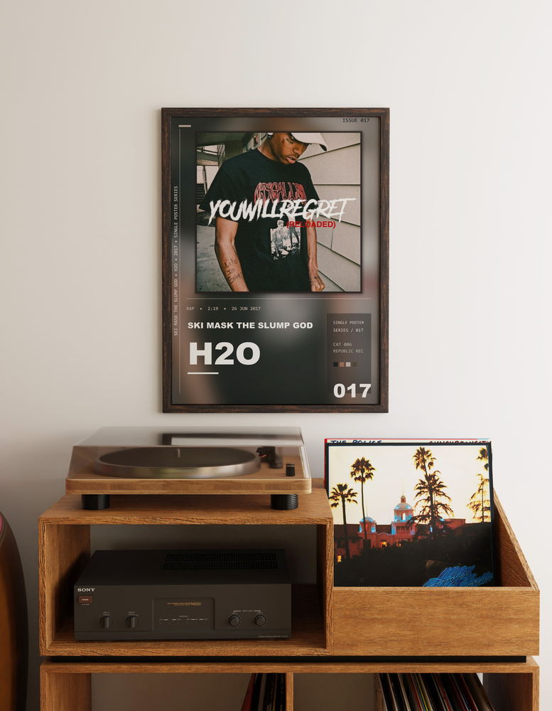 Music poster: Ski Mask The Slump God - H2O