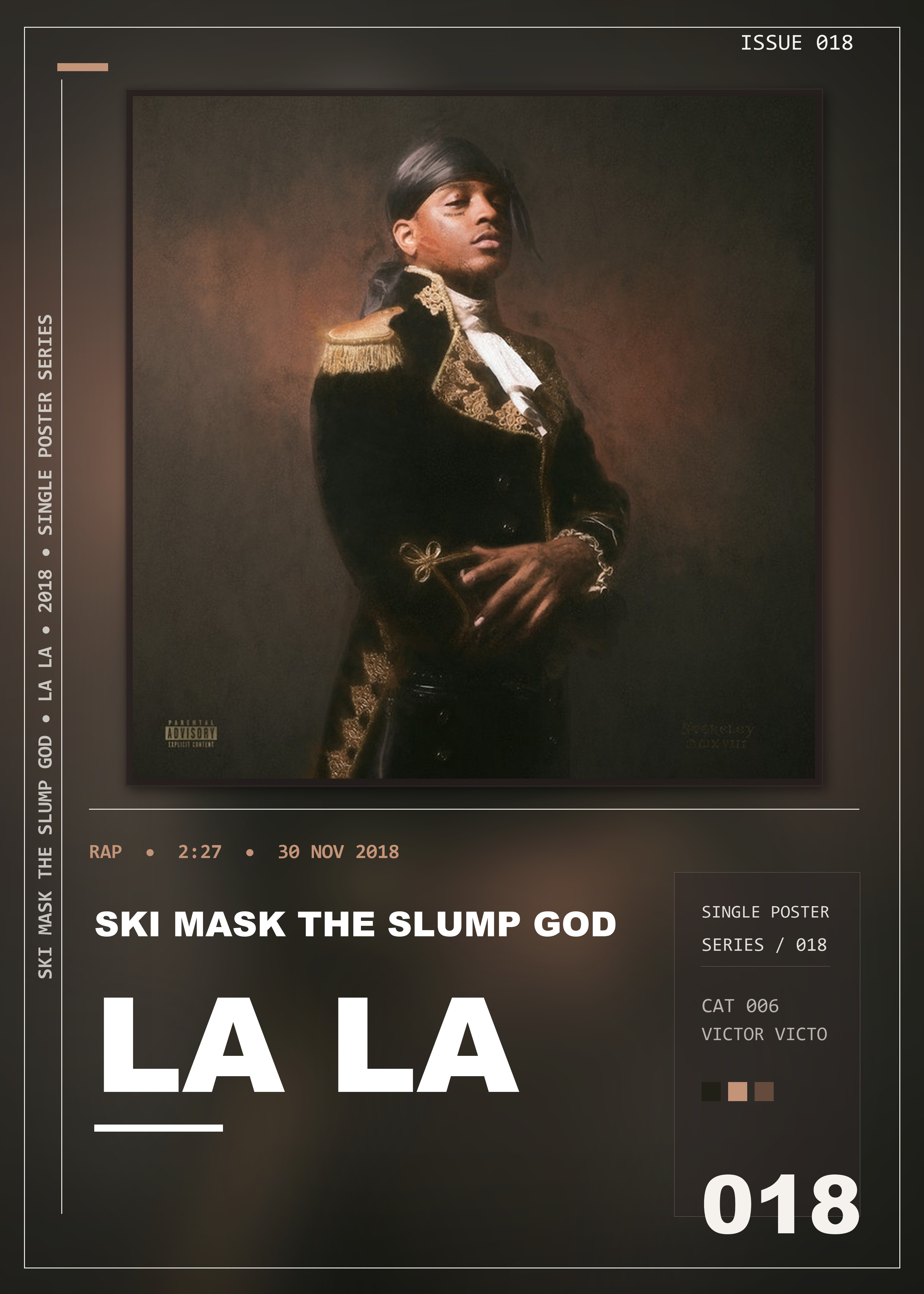 Music poster: Ski Mask The Slump God - LA LA