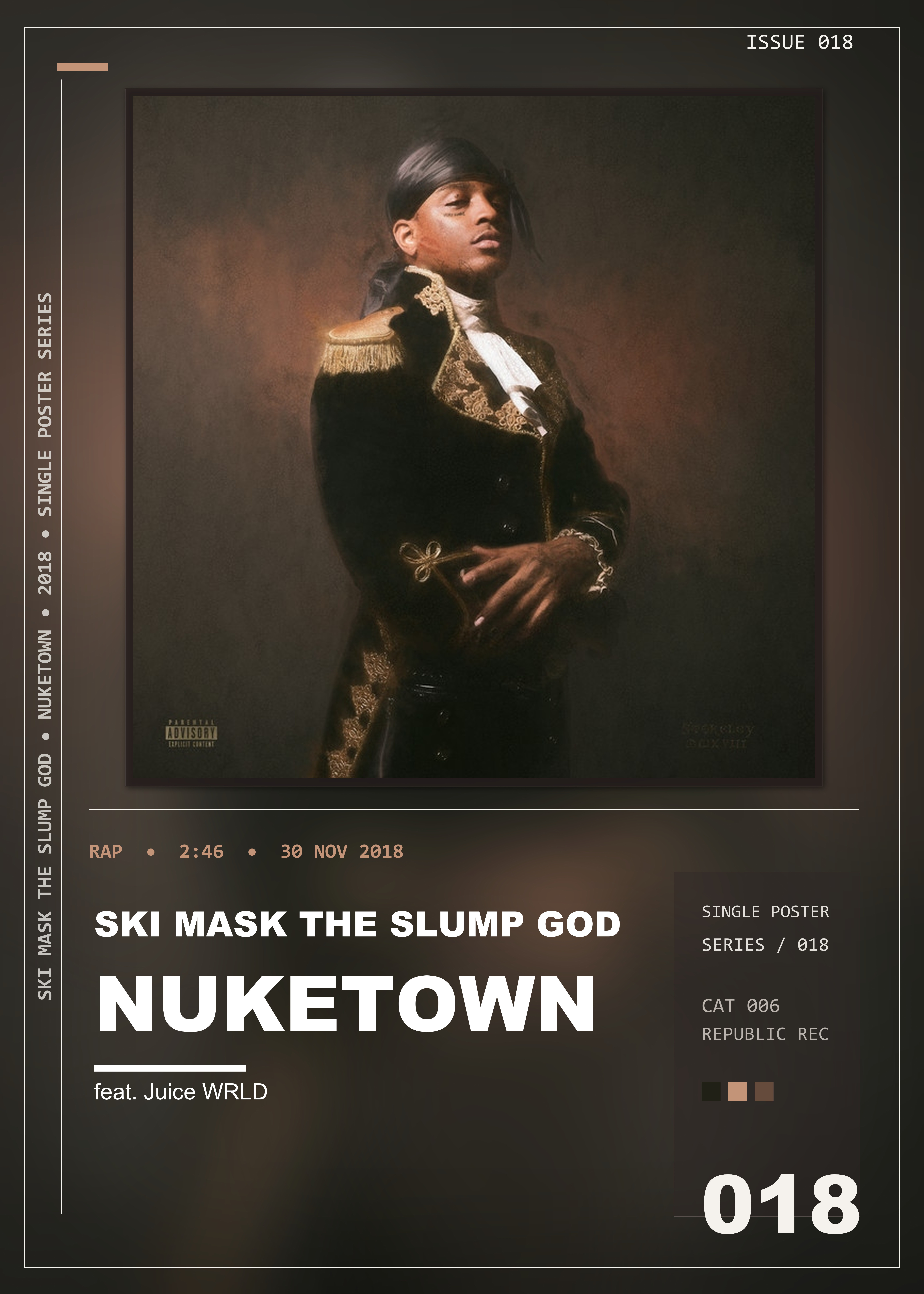 Music poster: Ski Mask The Slump God - Nuketown feat Juice WRLD
