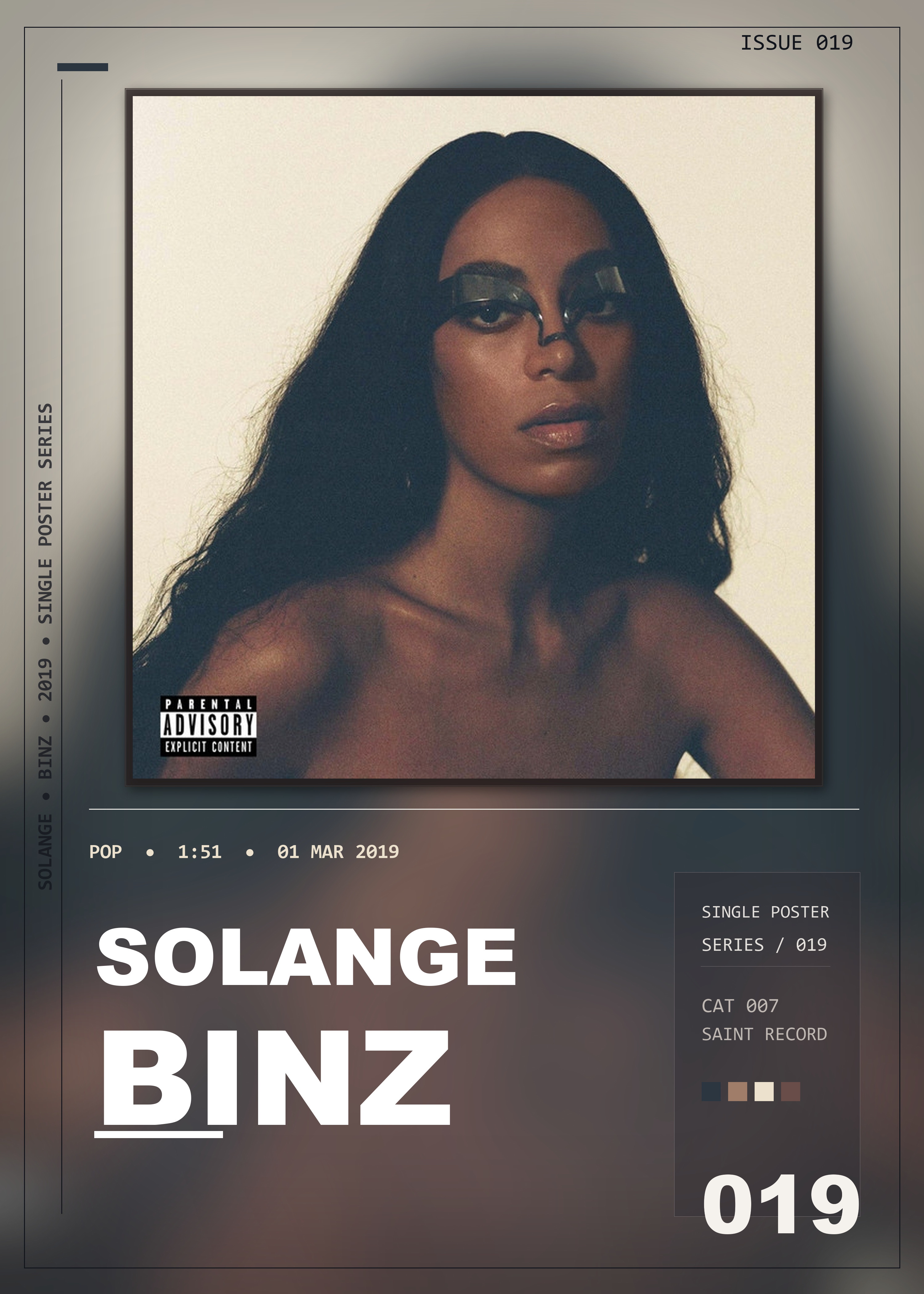 Music poster: Solange - Binz