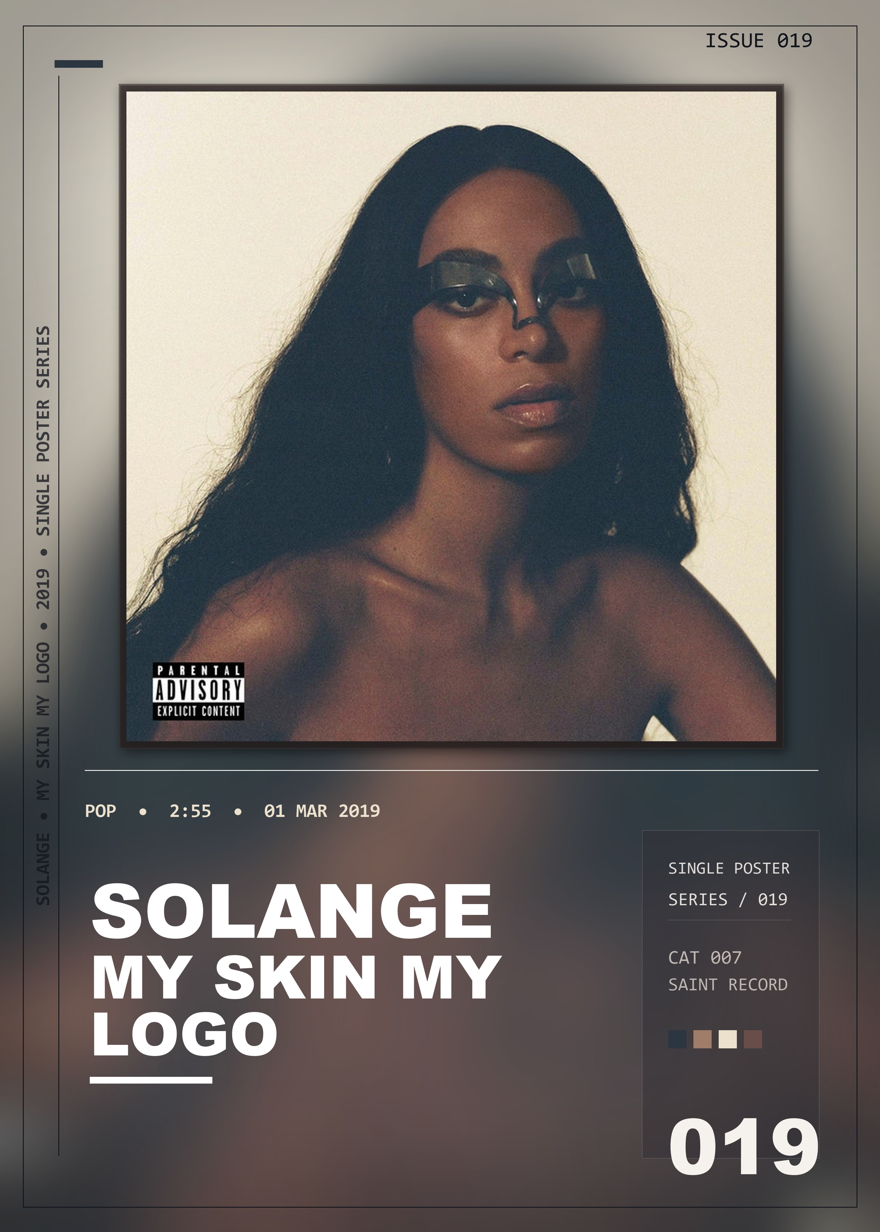 Music poster: Solange - My Skin My Logo