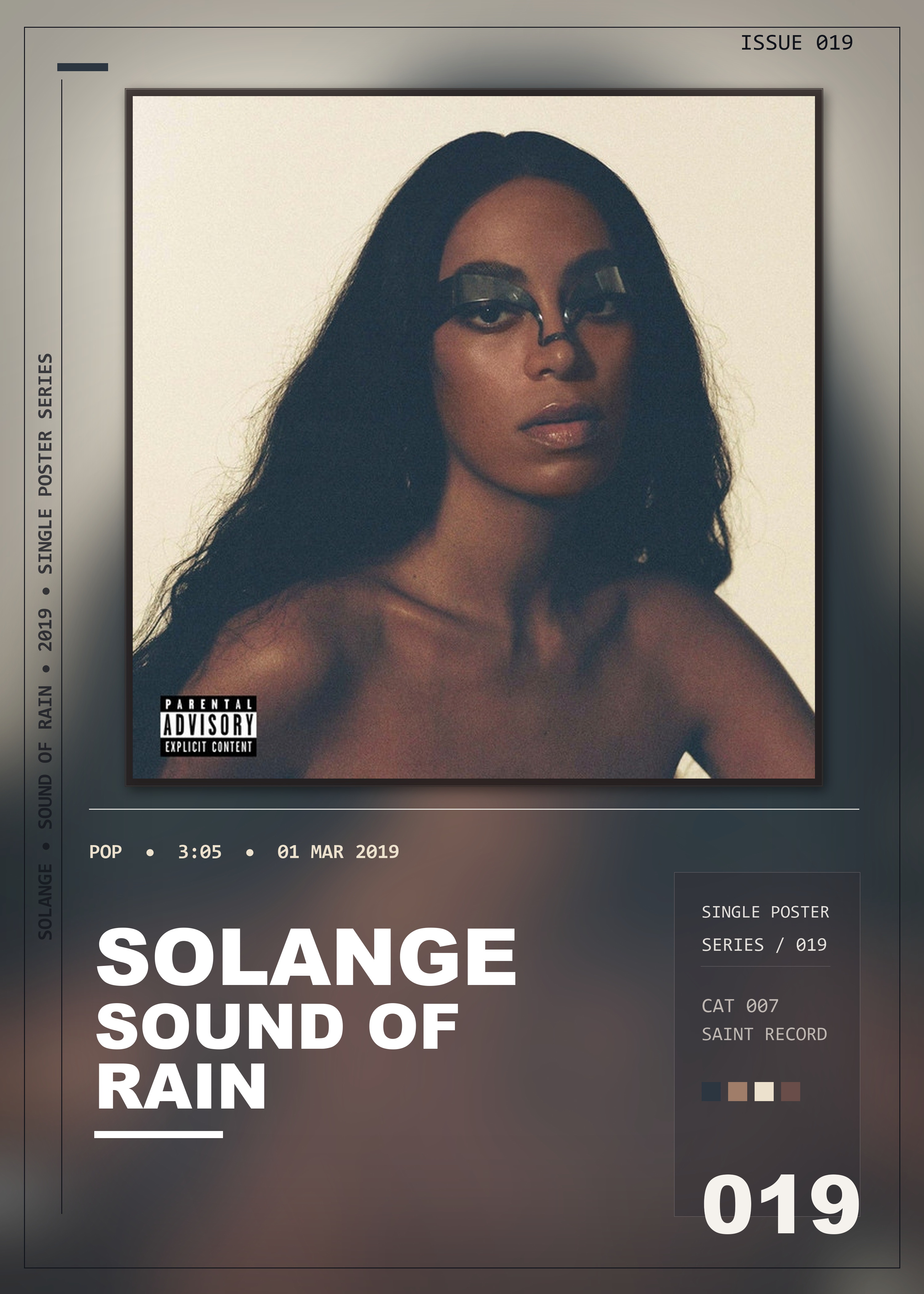 Music poster: Solange - Sound of Rain