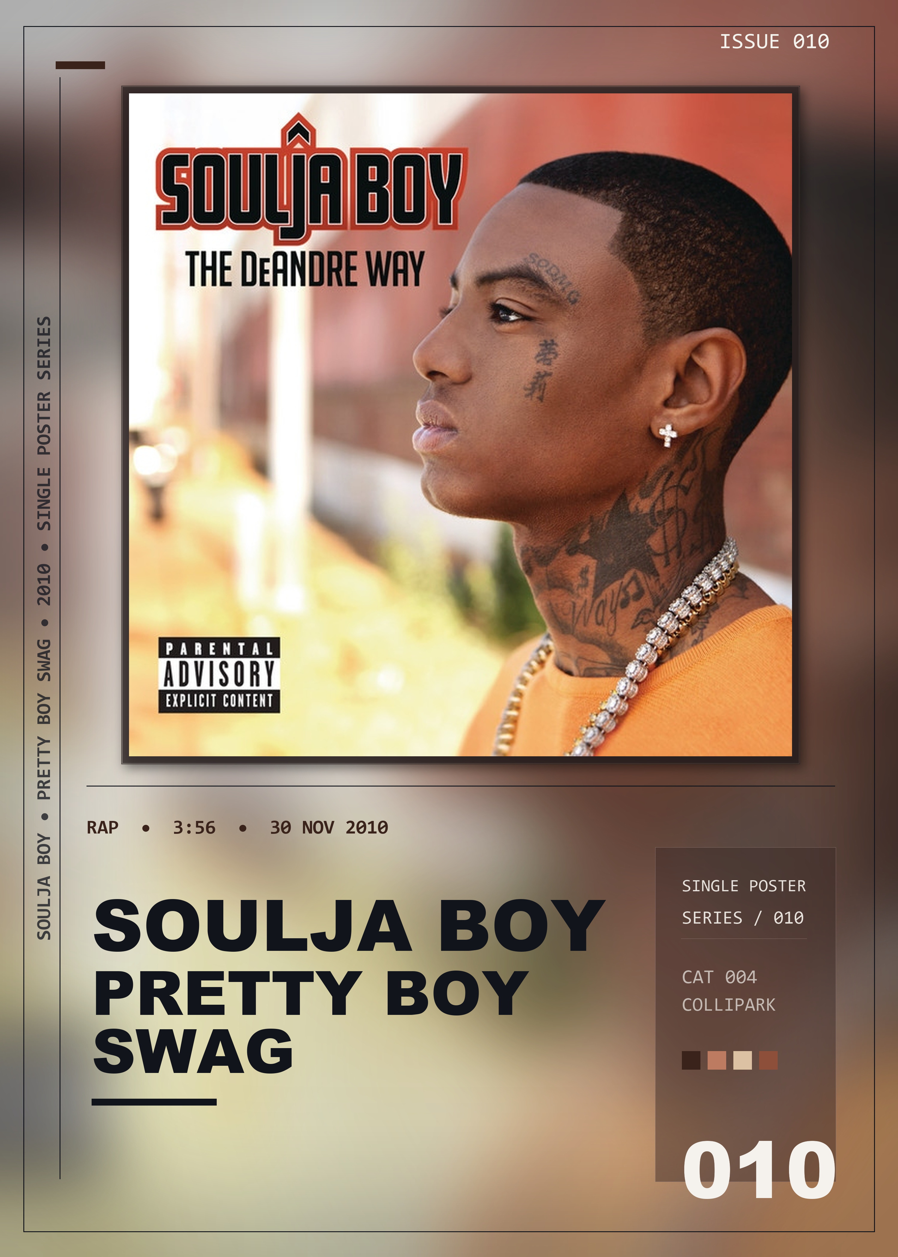 Music poster: Soulja Boy - Pretty Boy Swag