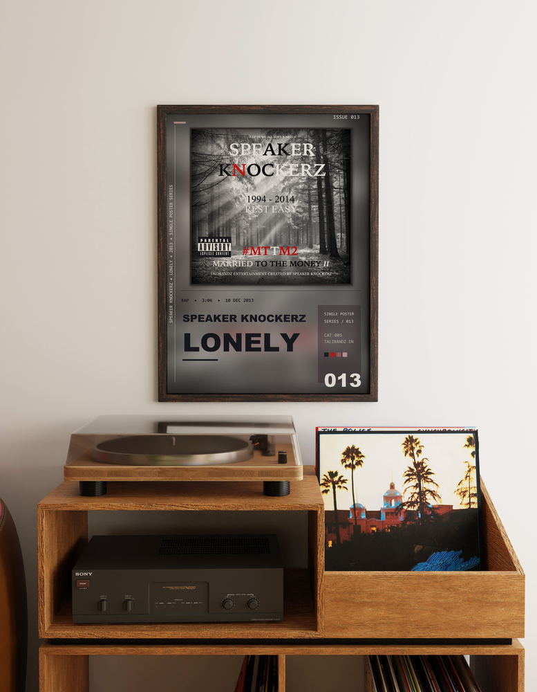 Music poster: Speaker Knockerz - Lonely