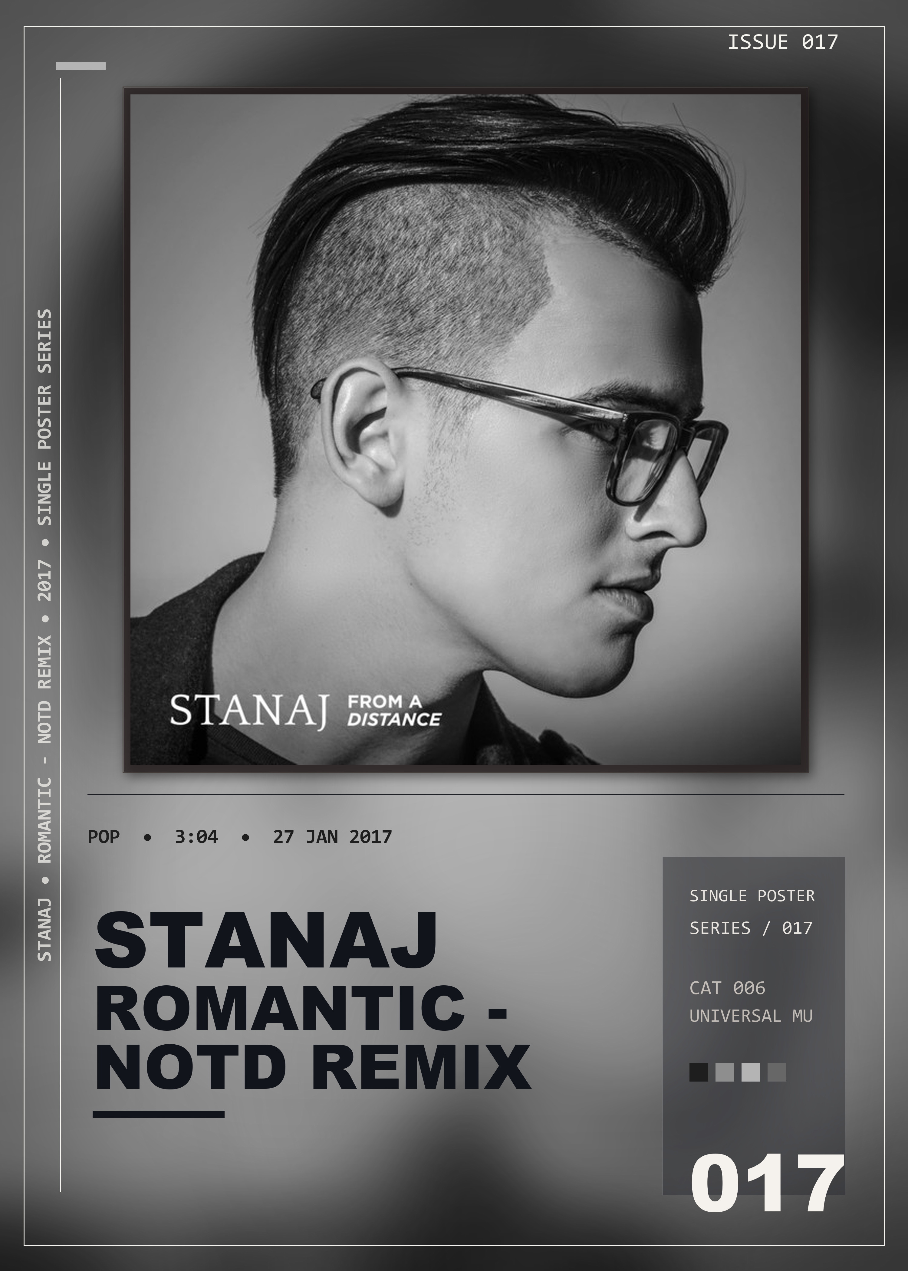 Music poster: Stanaj - Romantic - NOTD Remix