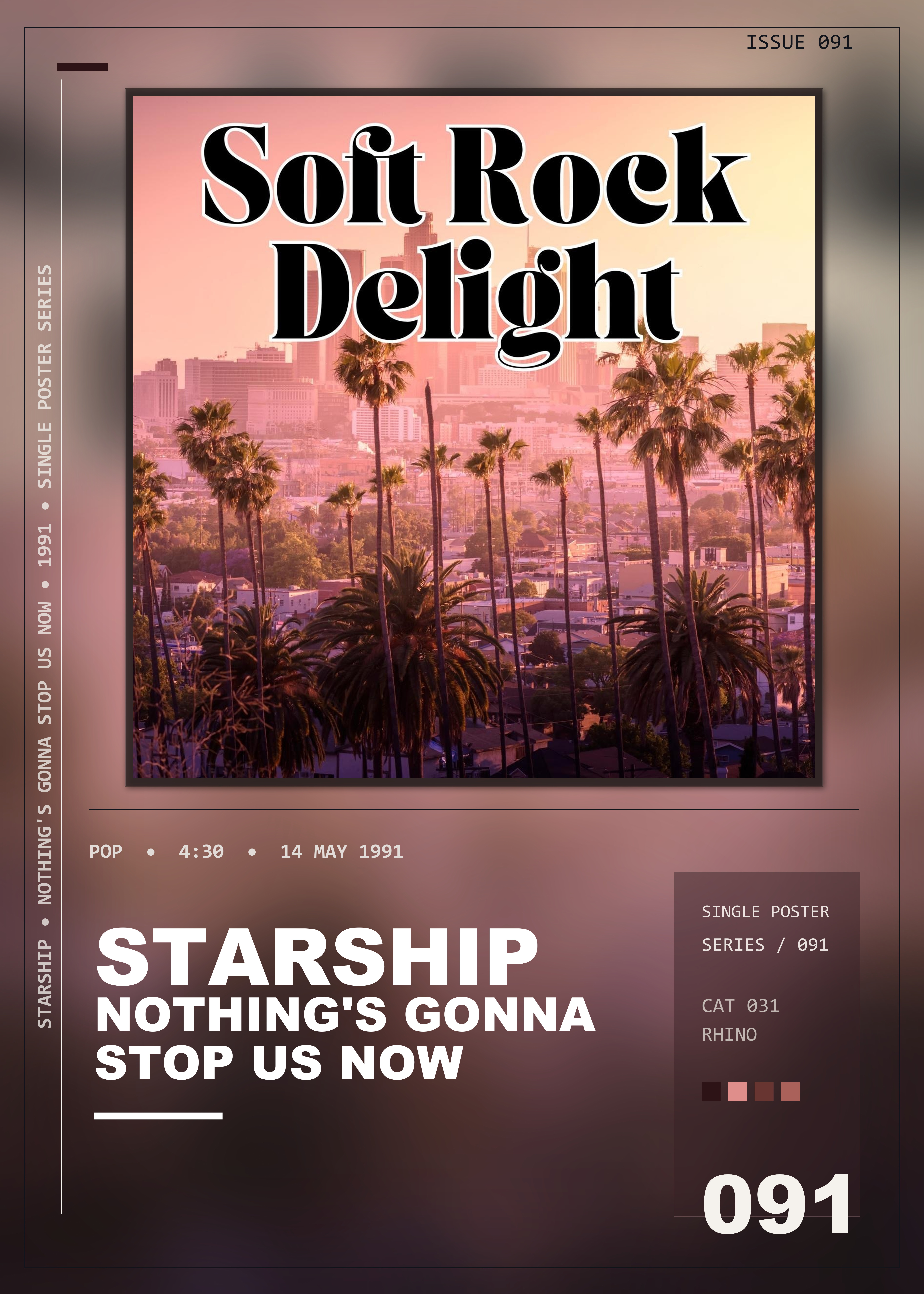 Music poster: Starship - Nothings Gonna Stop Us Now