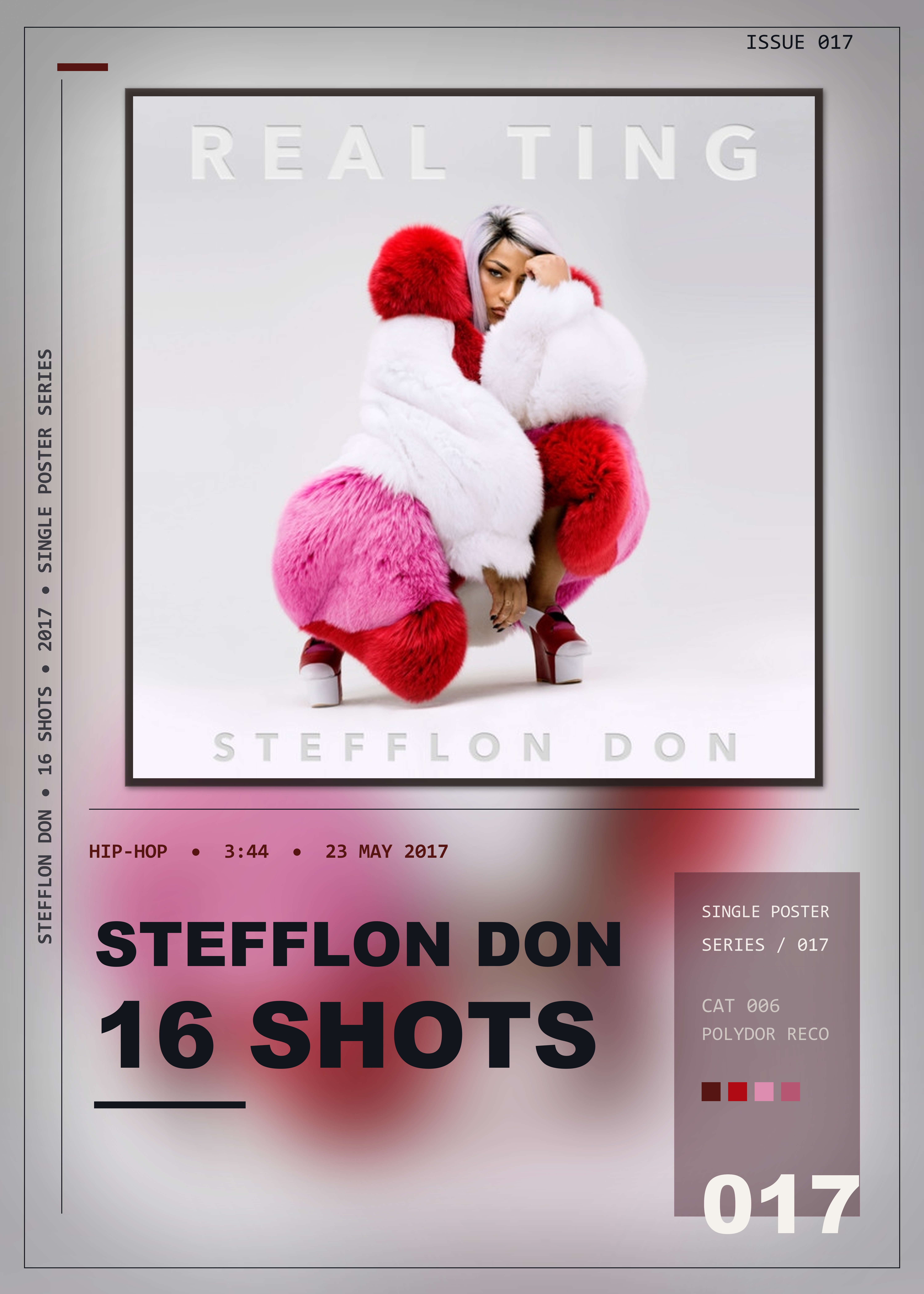 Music poster: Stefflon Don - 16 Shots