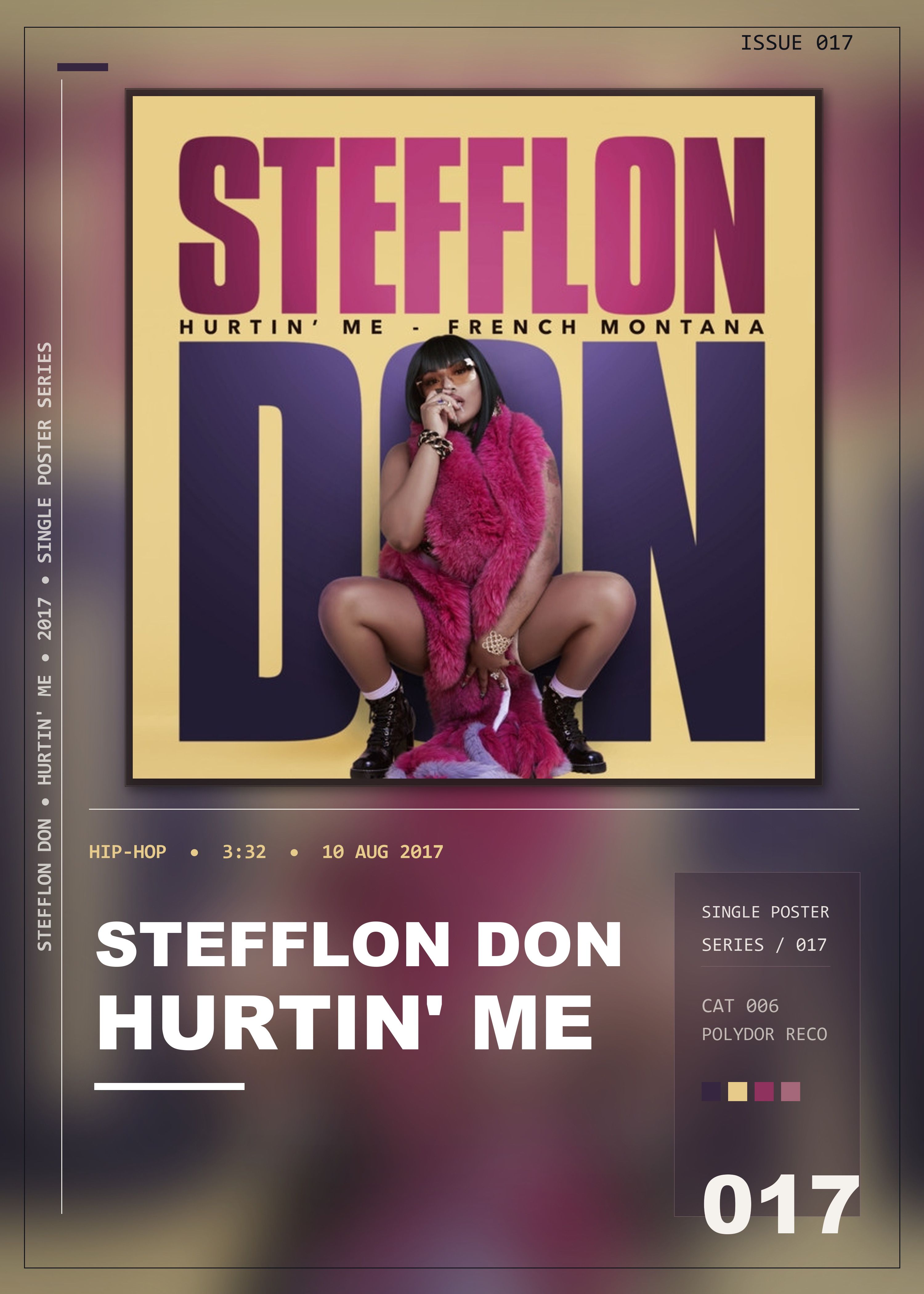 Music poster: Stefflon Don - Hurtin Me