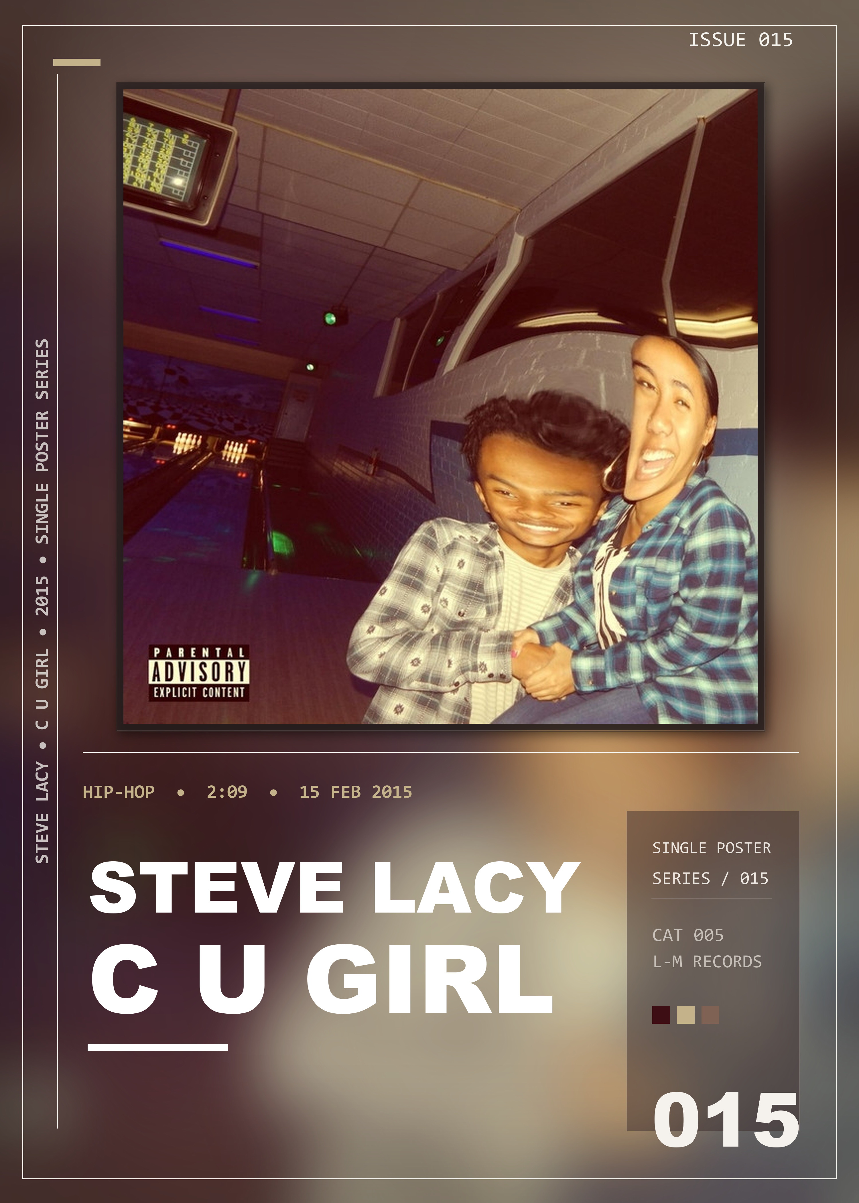 Music poster: Steve Lacy - C U Girl