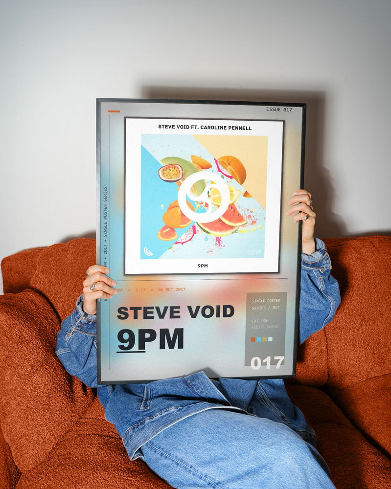Music poster: Steve Void - 9PM