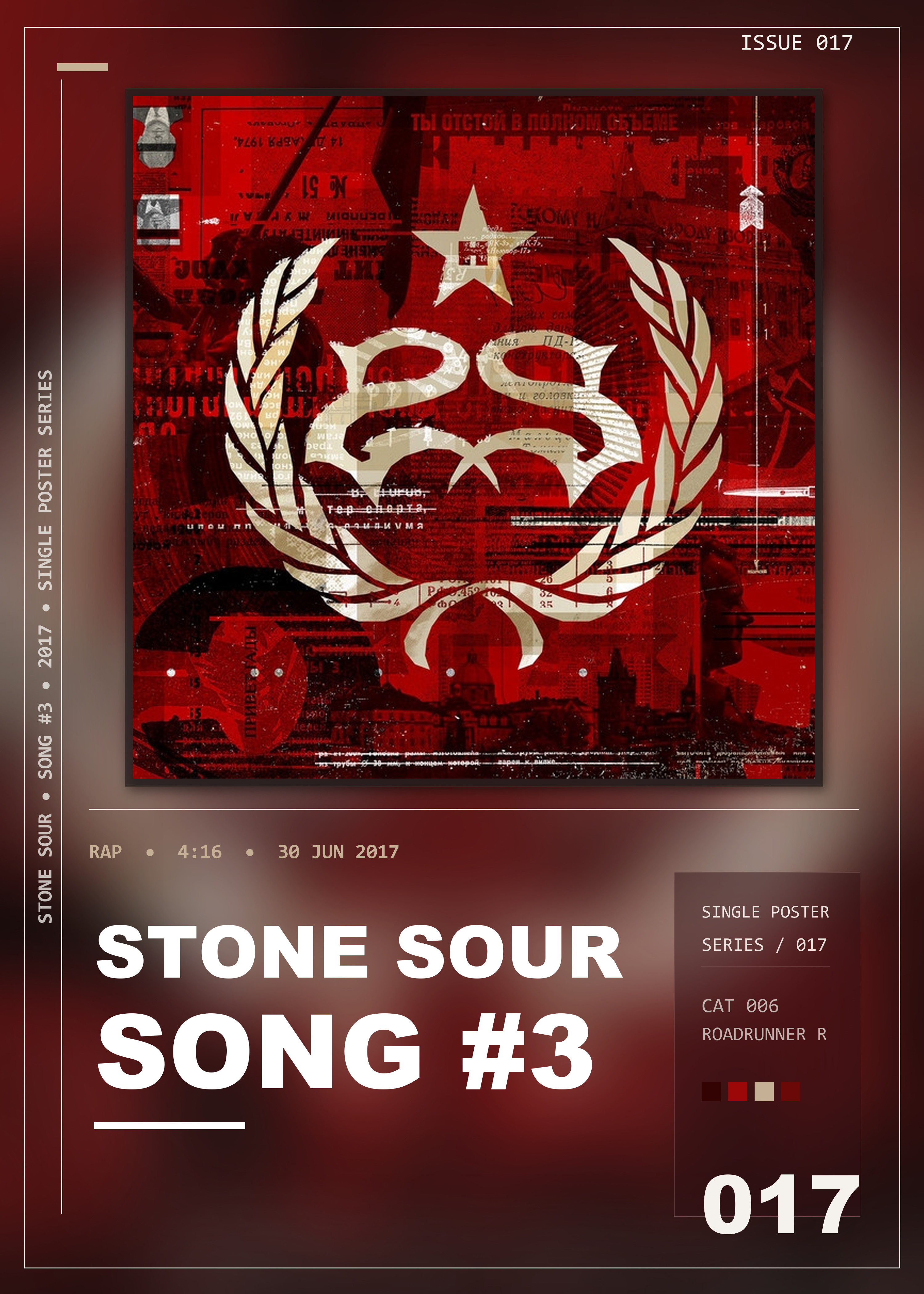 Music poster: Stone Sour - Song 3