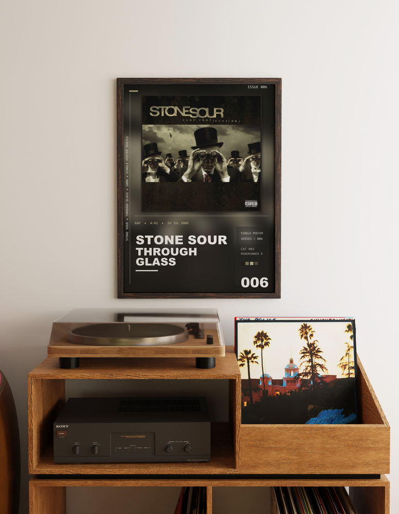 Music poster: Stone Sour - Through Glass