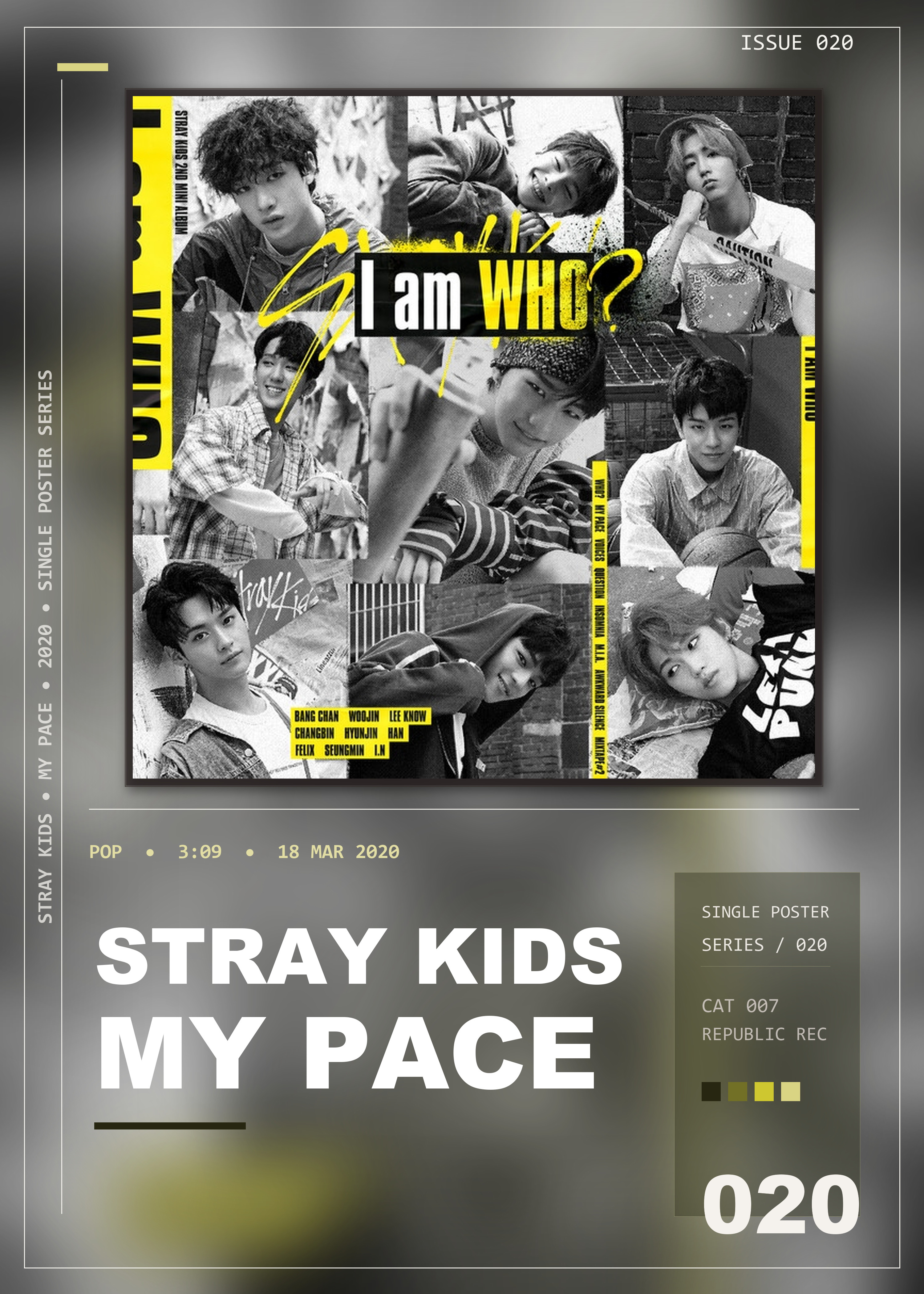 Music poster: Stray Kids - My Pace