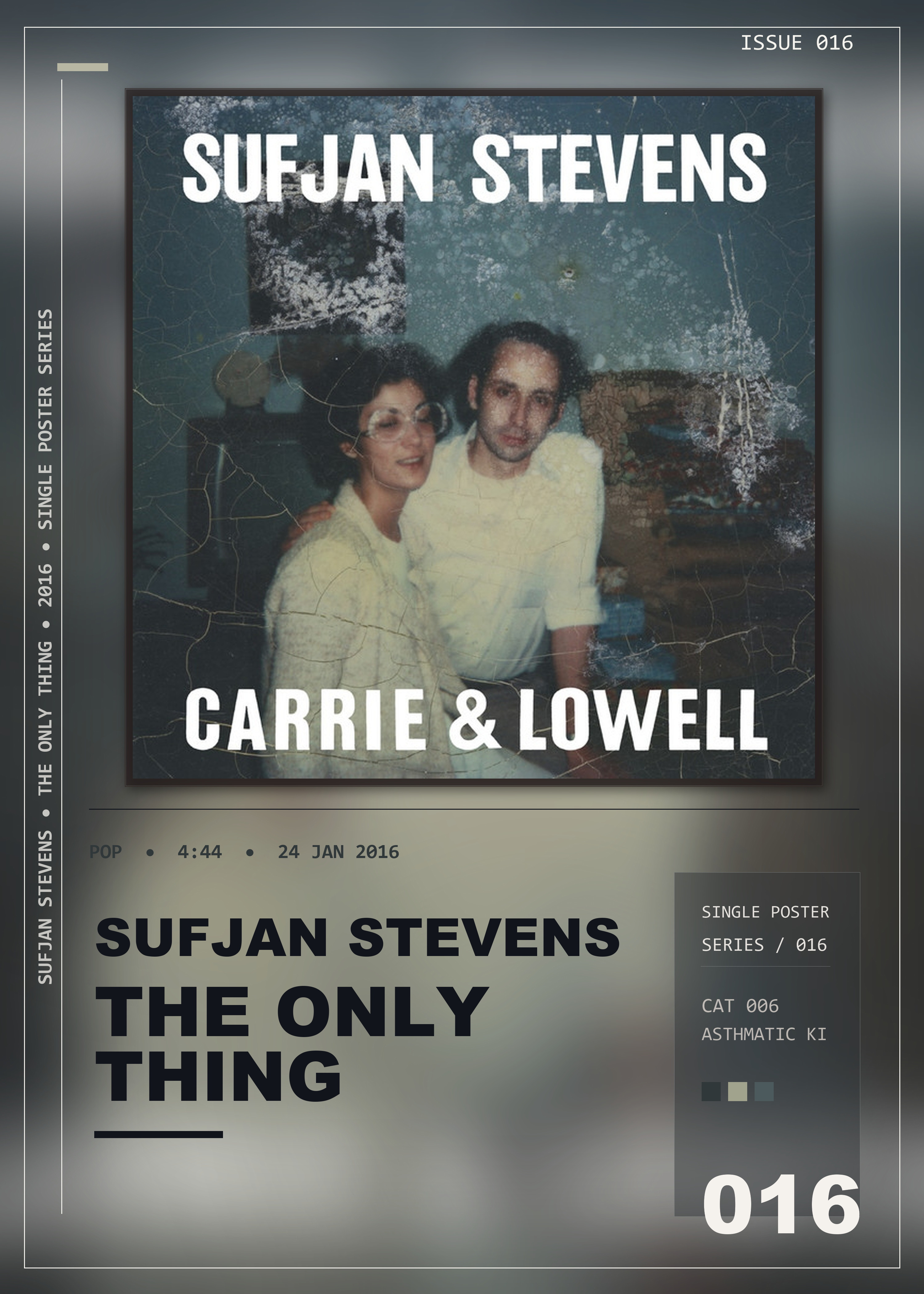 Music poster: Sufjan Stevens - The Only Thing